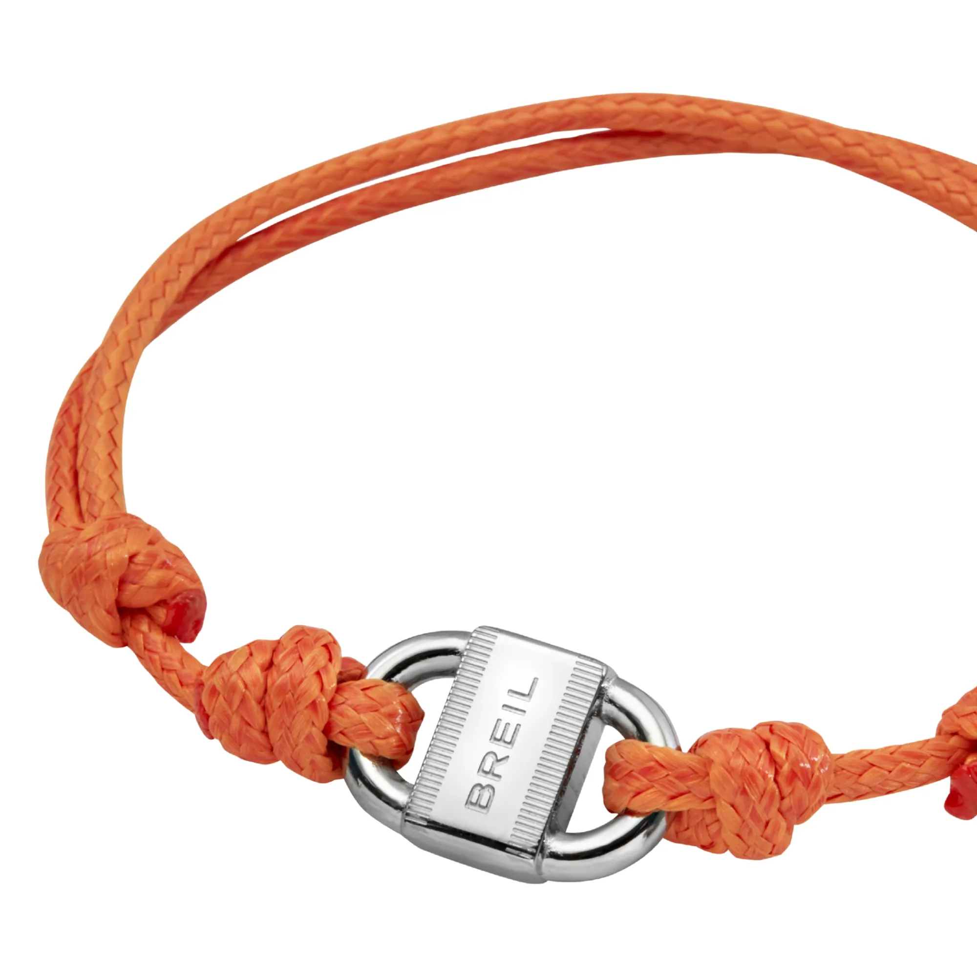 Uomo Breil Bracciali-B LOCK-BRACCIALE IN ACCIAIO E CORDINO DI COTONE