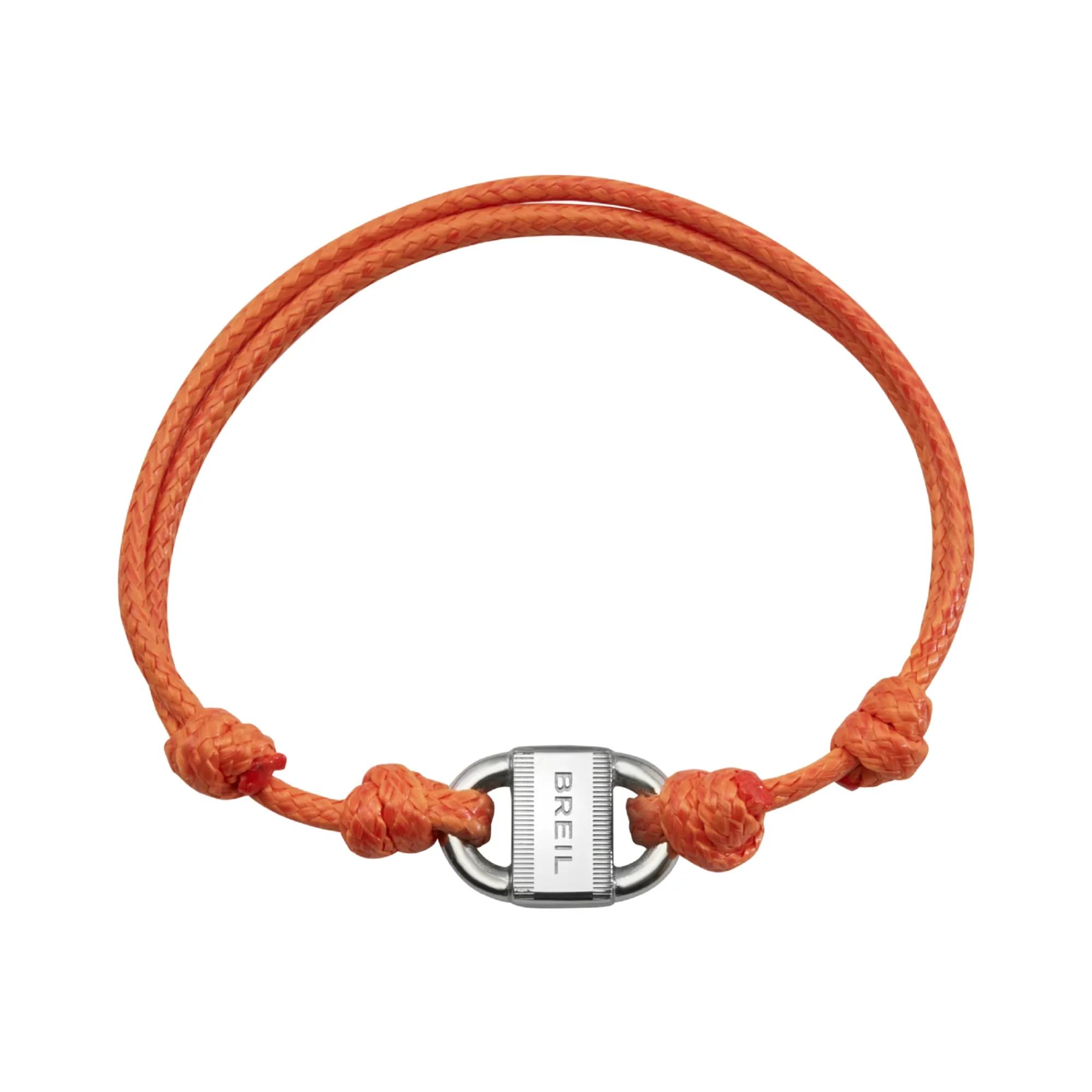 Uomo Breil Bracciali-B LOCK-BRACCIALE IN ACCIAIO E CORDINO DI COTONE