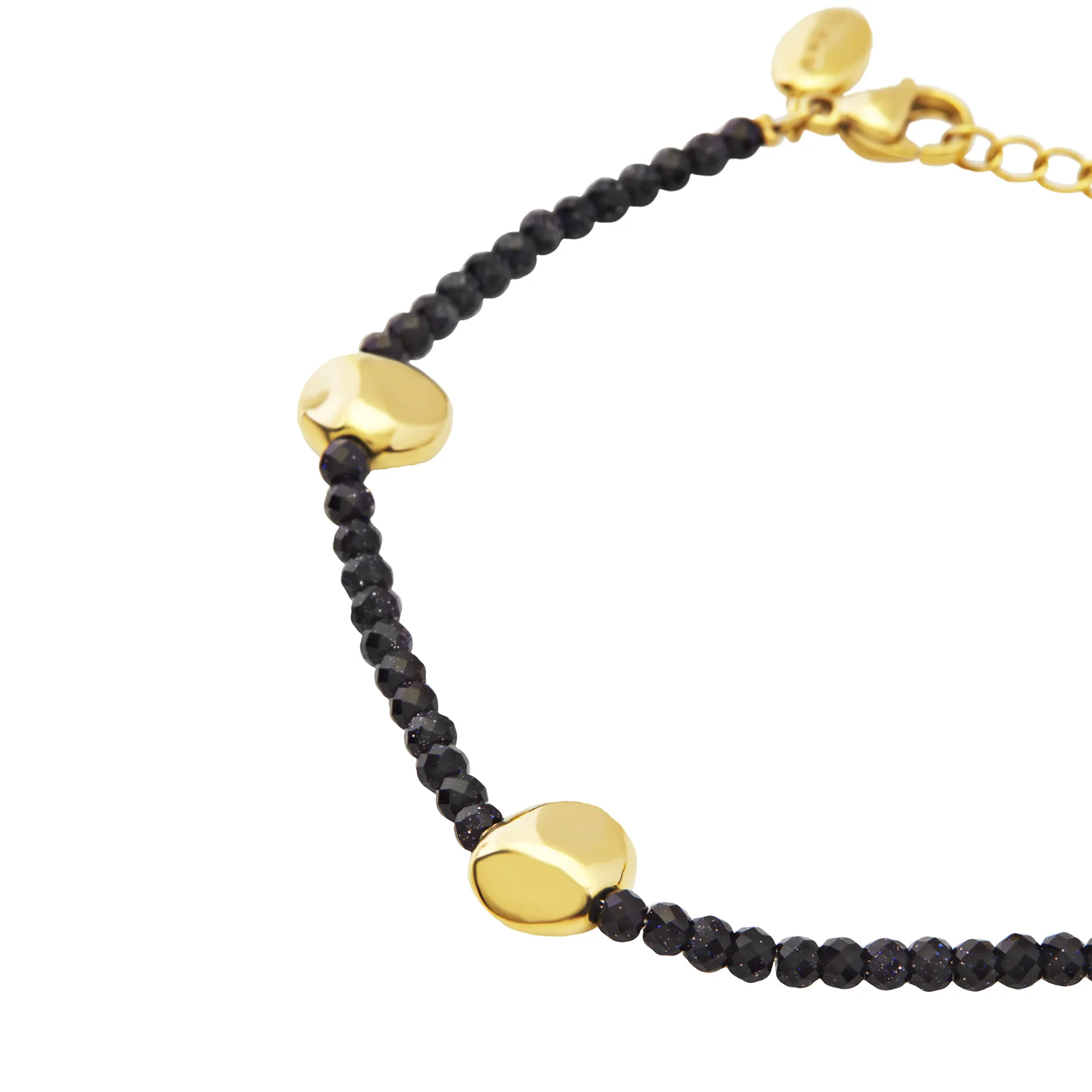 Donna Breil Bracciali-B ROCKS-BRACCIALE IN SANDSTONE E ACCIAIO COLOR ORO