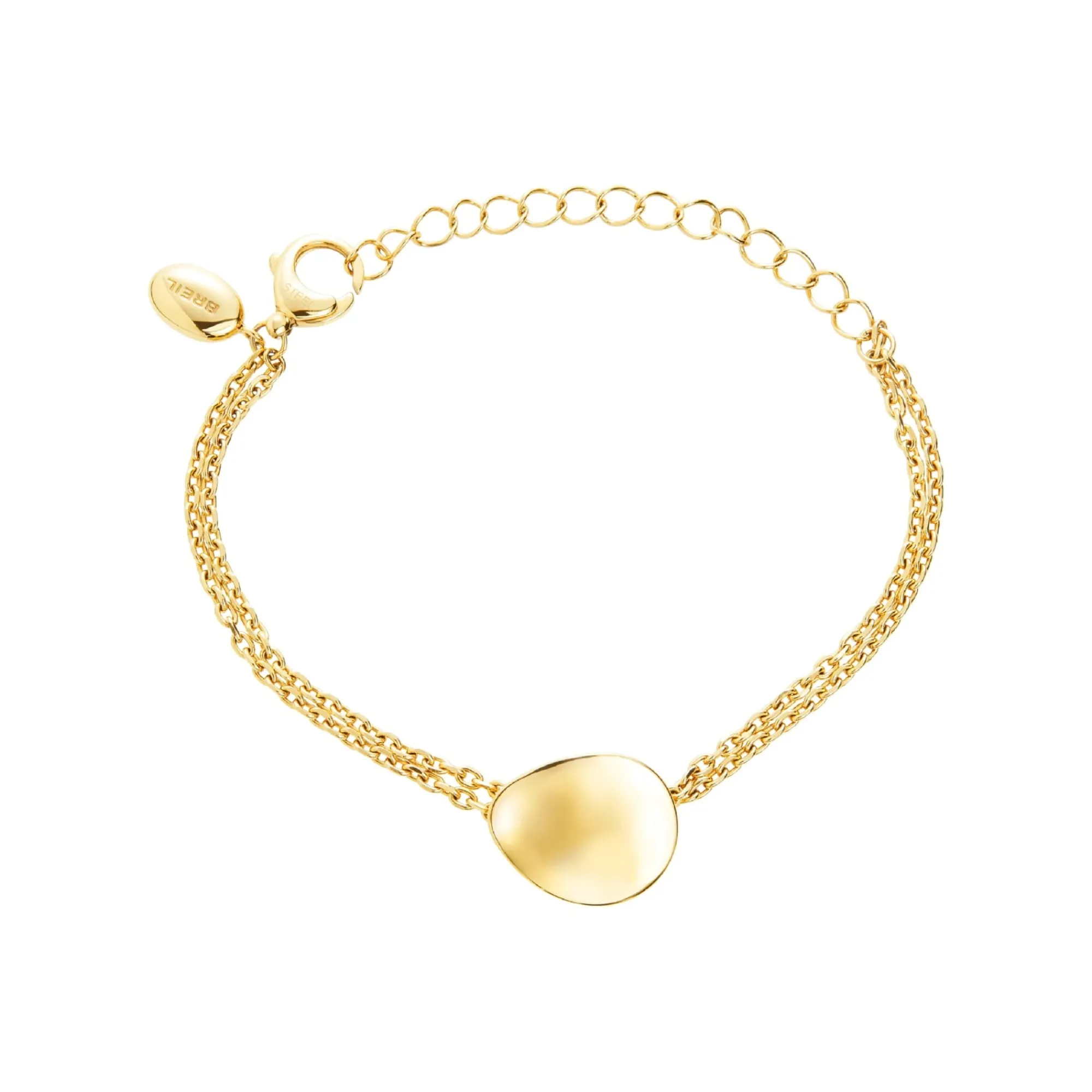 Donna Breil Bracciali-B WHISPER-BRACCIALE IN ACCIAIO IP GOLD