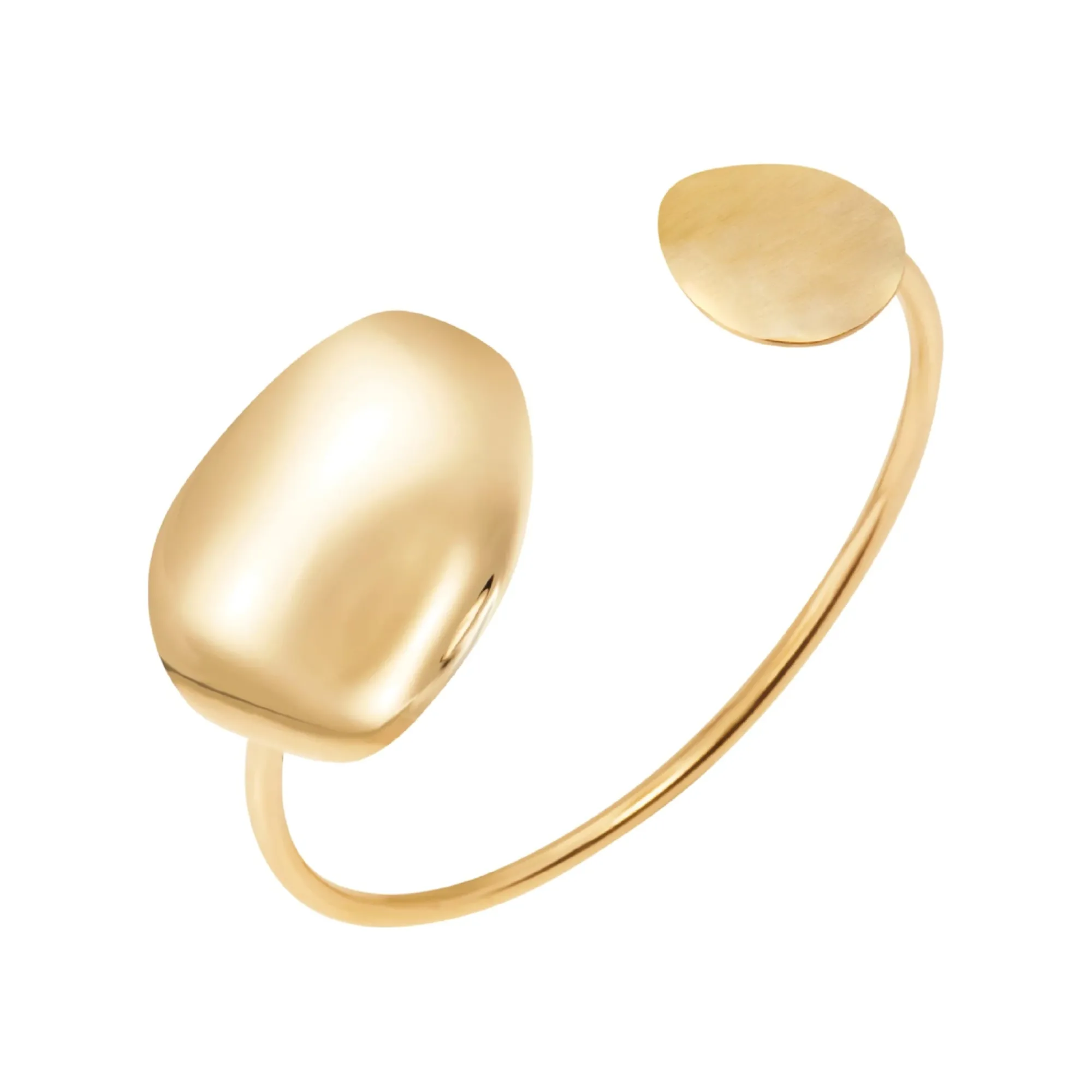 Donna Breil Bracciali-B WHISPER-BRACCIALE RIGIDO IN ACCIAIO LUCIDO IP GOLD