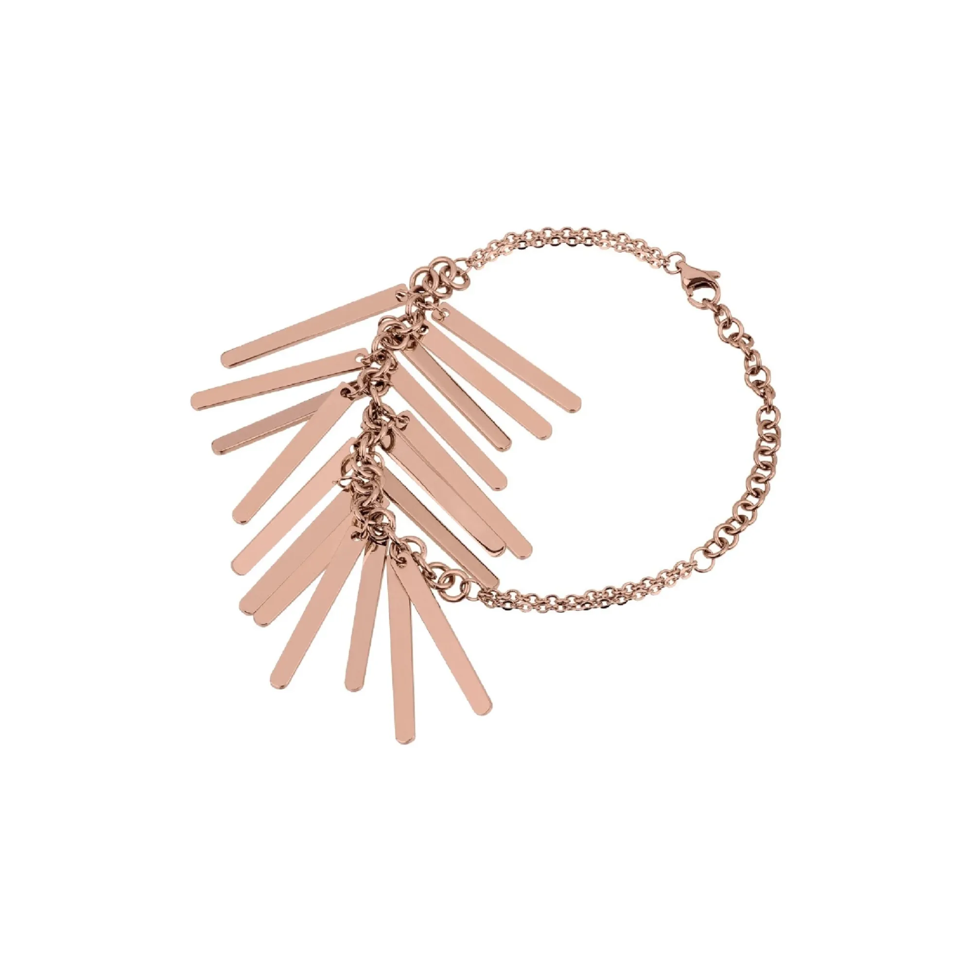 Donna Breil Bracciali-BANGS-BRACCIALE IN ACCIAIO LUCIDO CON TRATTAMENTO IP ROSE