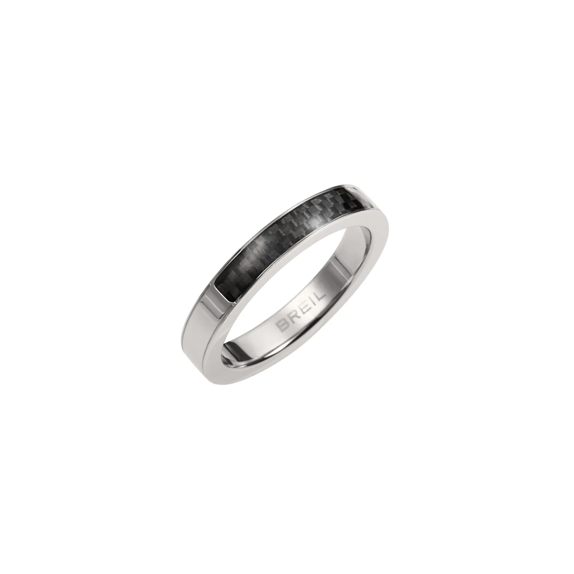 Uomo Breil Anelli-B.C.6-ANELLO IN ACCIAIO E INSERTO IN FIBRA DI CARBONIO