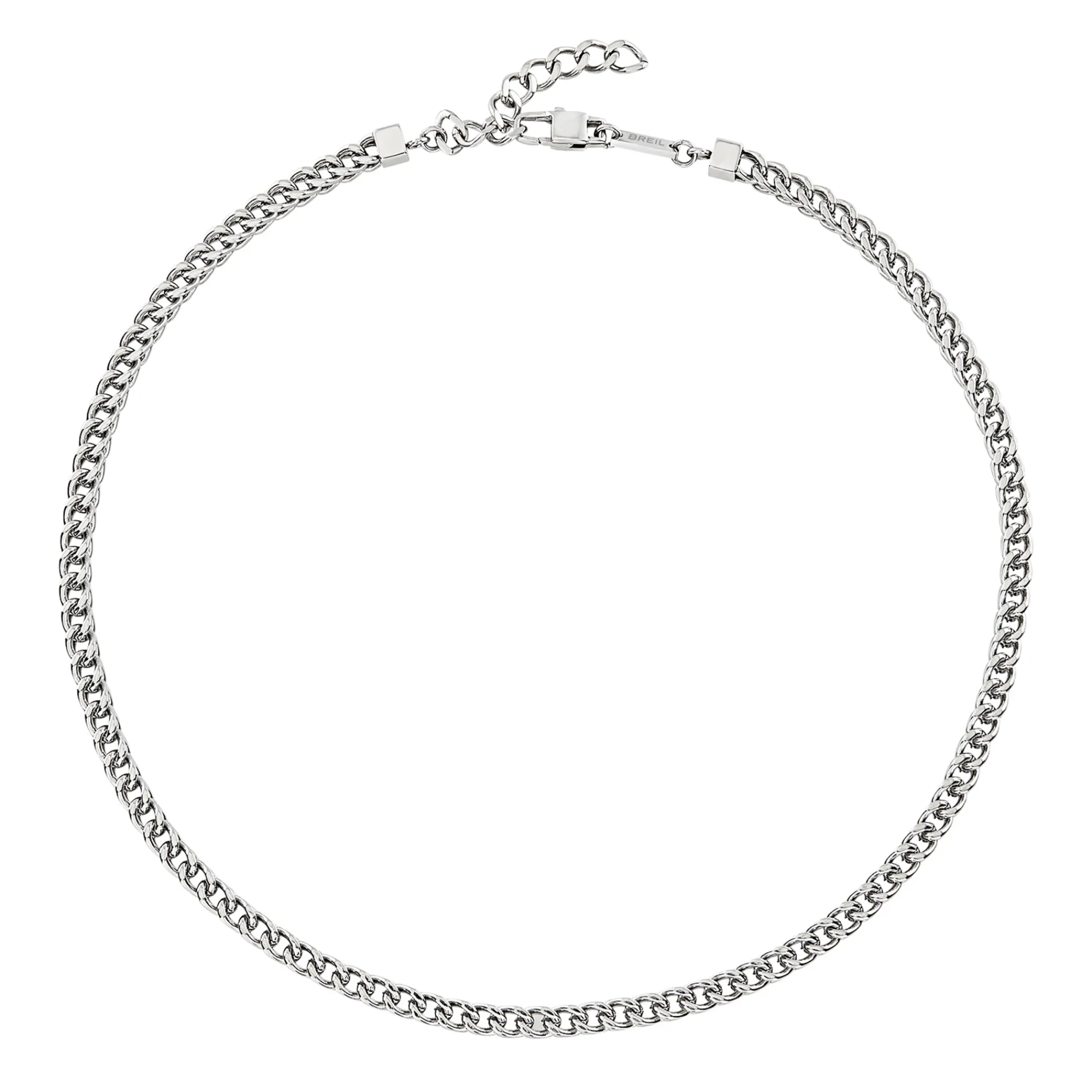 Uomo Breil Collane|Idee Regalo Per Lui-BLOCK CHAIN-COLLANA IN ACCIAIO