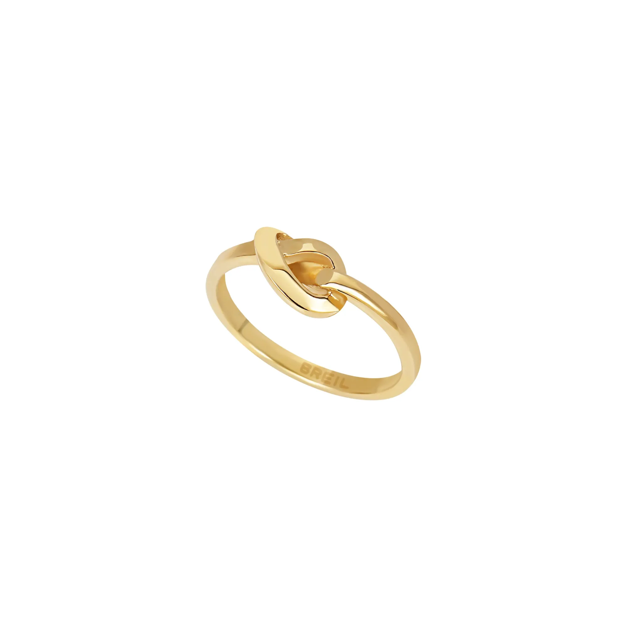 Donna Breil Anelli|Anniversario-B&ME-ANELLO IN ACCIAIO LUCIDO IP GOLD