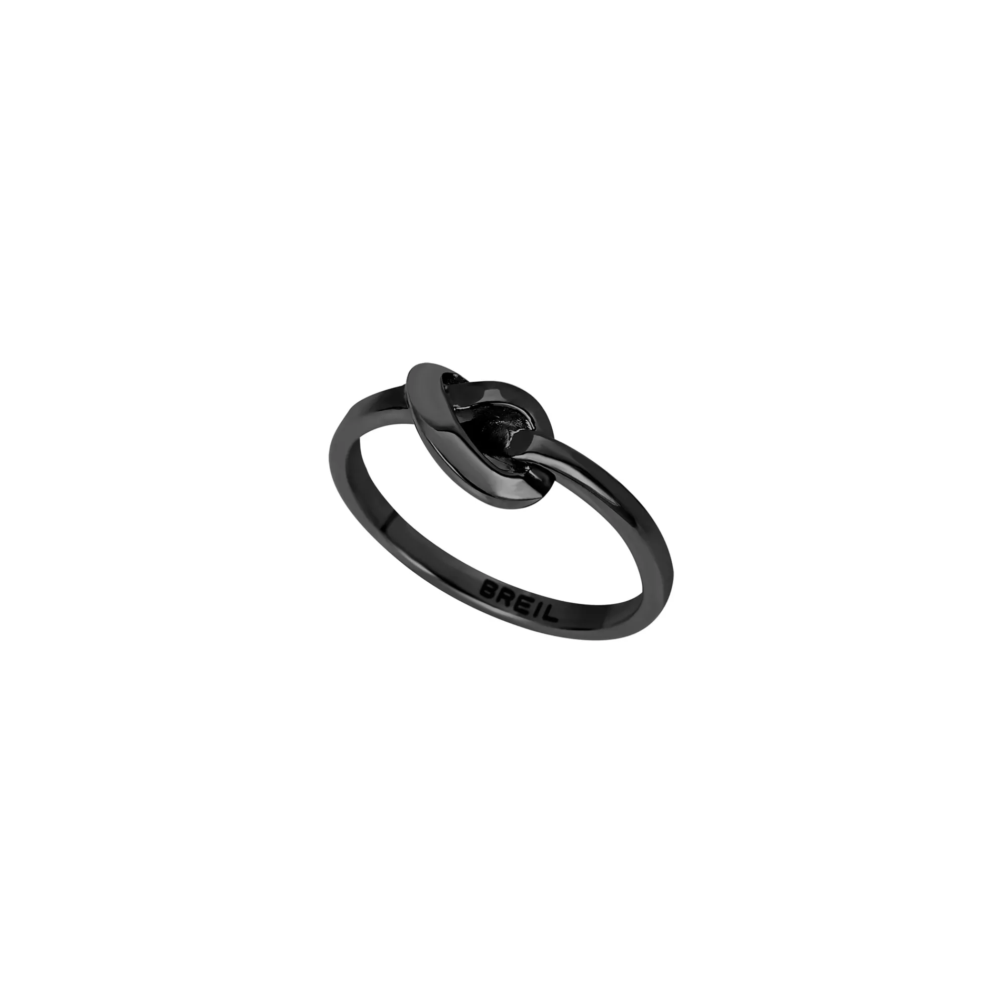 Breil Anniversario|B&me-B&ME-ANELLO IN ACCIAIO LUCIDO IP BLACK