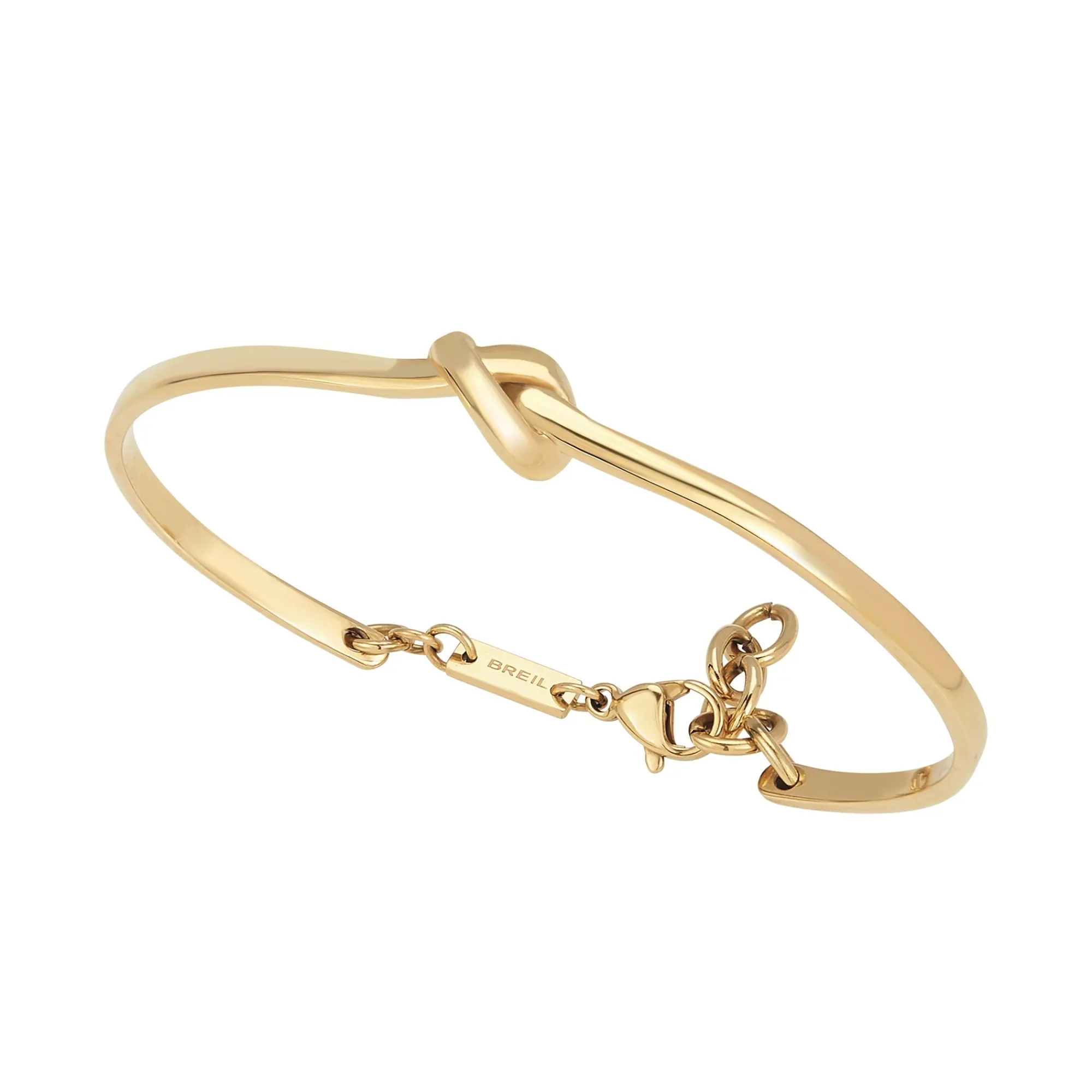 Donna Breil Bracciali|Anniversario-B&ME-BRACCIALE RIGIDO IN ACCIAIO IP GOLD LUCIDO