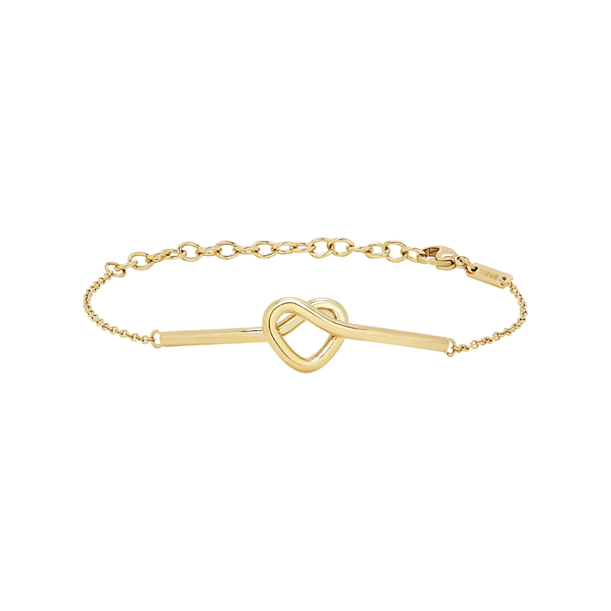 Donna Breil Bracciali|Compleanno-B&ME-BRACCIALE SEMIRIGIDO IN ACCIAIO LUCIDO IP GOLD