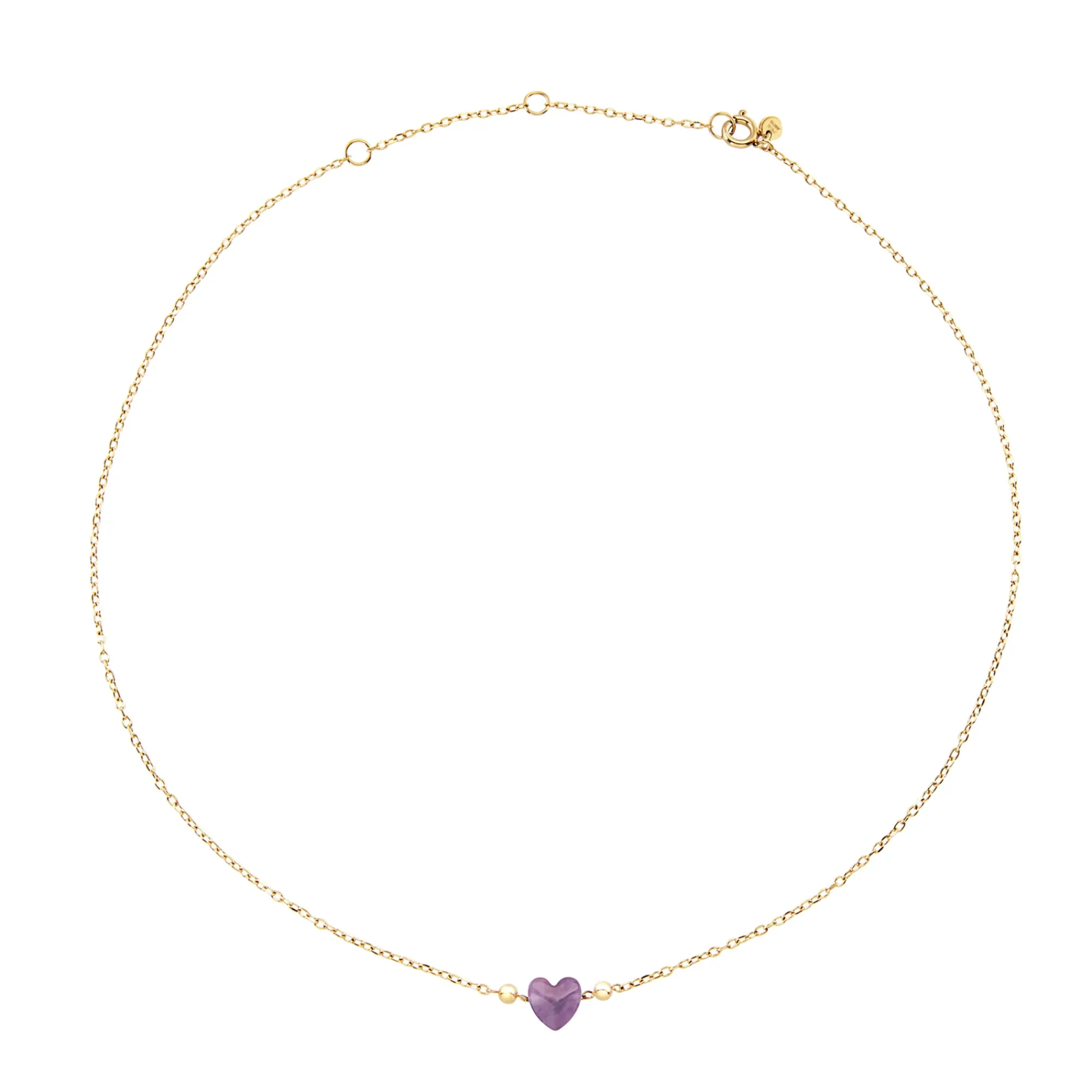 Donna Breil Collane|Idee Regalo Per Lei-CANDY-COLLANA IN ACCIAIO COLOR ORO CON AMETISTA