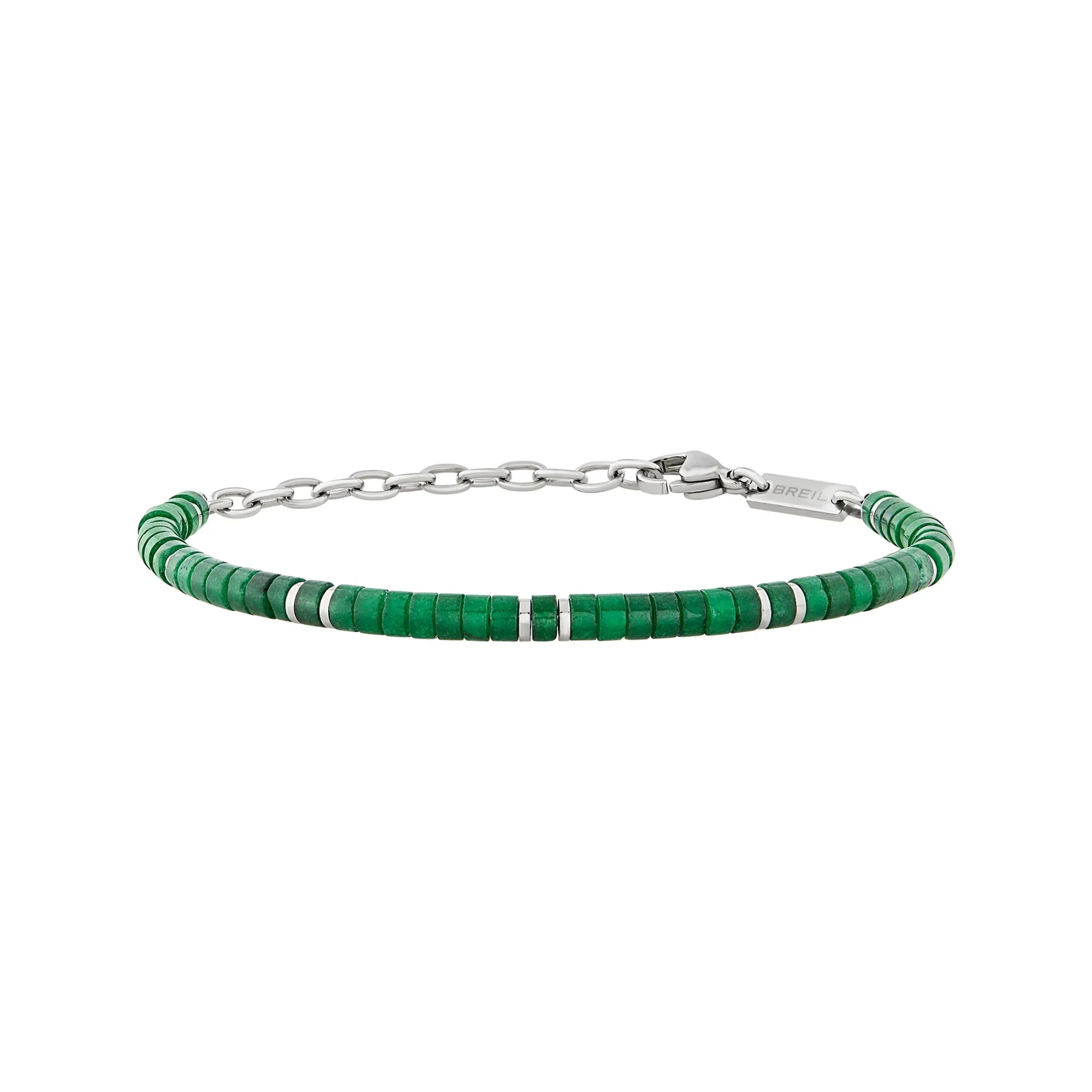Uomo Breil Bracciali-CARVIN-BRACCIALE IN ACCIAIO E PIETRE