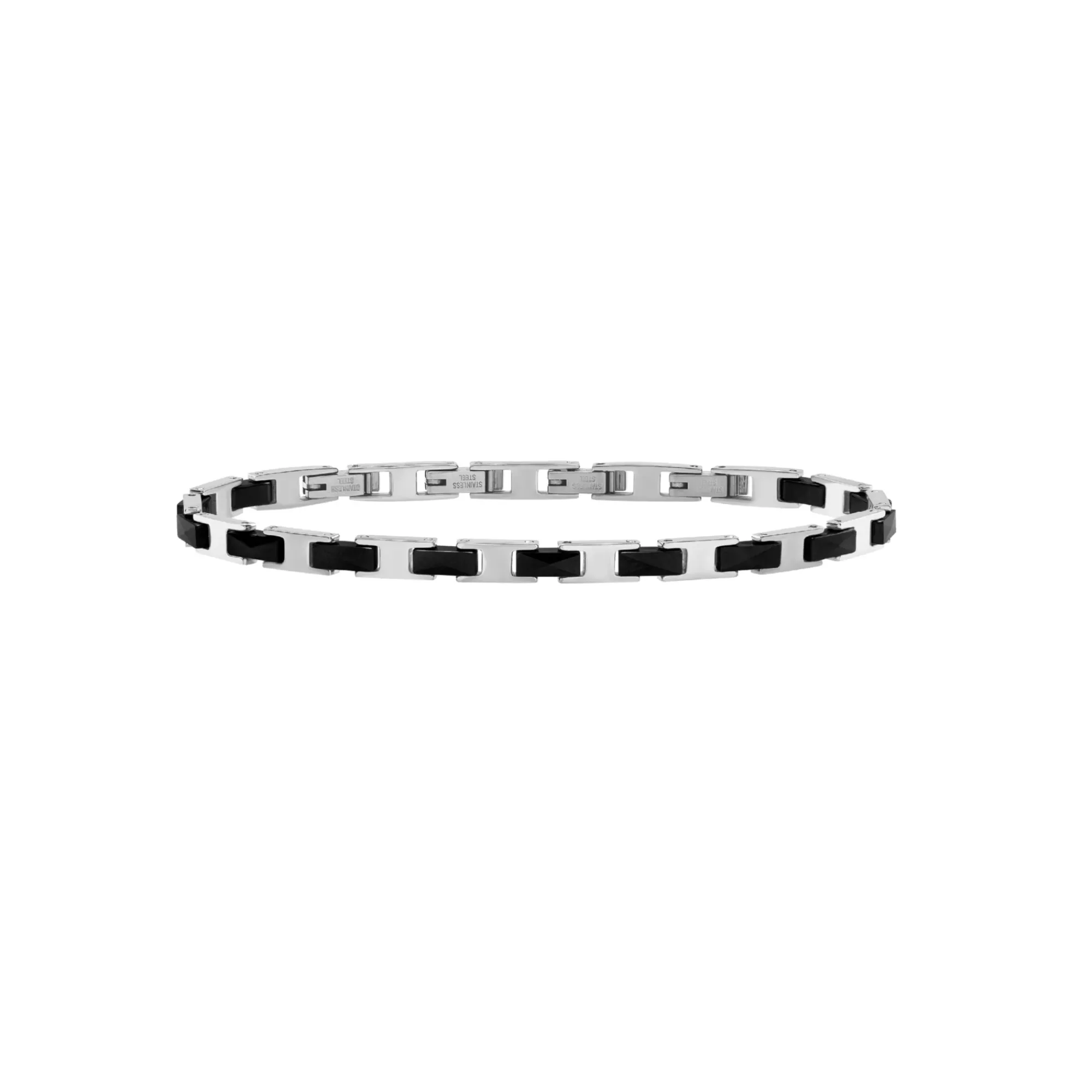 Uomo Breil Bracciali|Idee Regalo Per Lui-CERAMIC BRICK-BRACCIALE IN ACCIAIO E CERAMICA