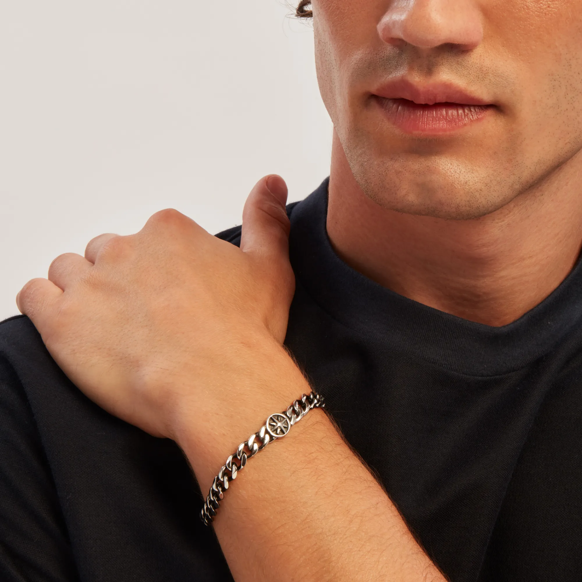 Uomo Breil Bracciali-DOCK-BRACCIALE IN ACCIAIO BICOLOR