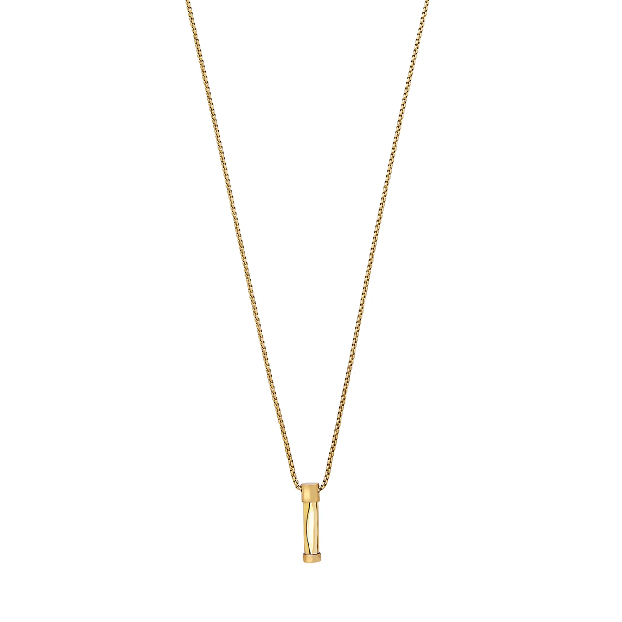 Uomo Breil Collane|Flow-FLOW-COLLANA CON PENDENTE IN ACCIAIO COLOR ORO