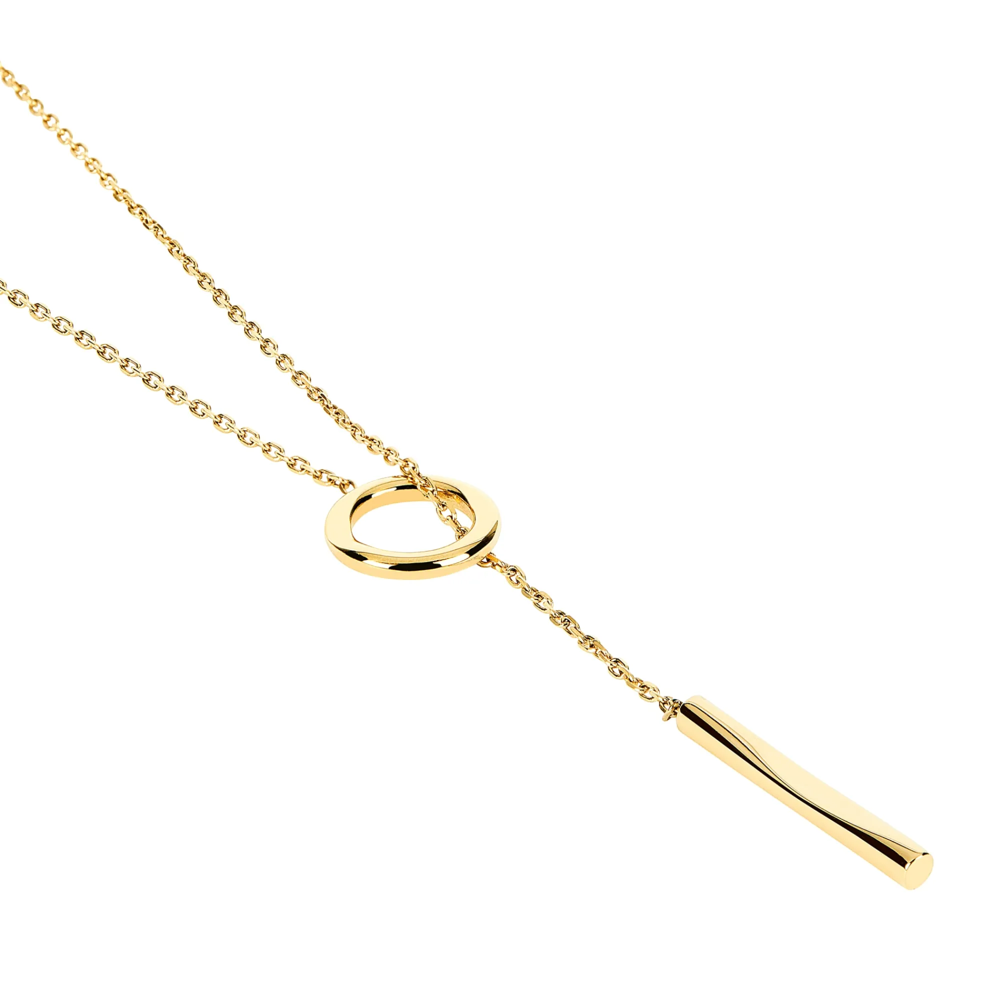 Donna Breil Collane|Idee Regalo Per Lei-FLOW-COLLANA LUNGA IN ACCIAIO COLOR ORO