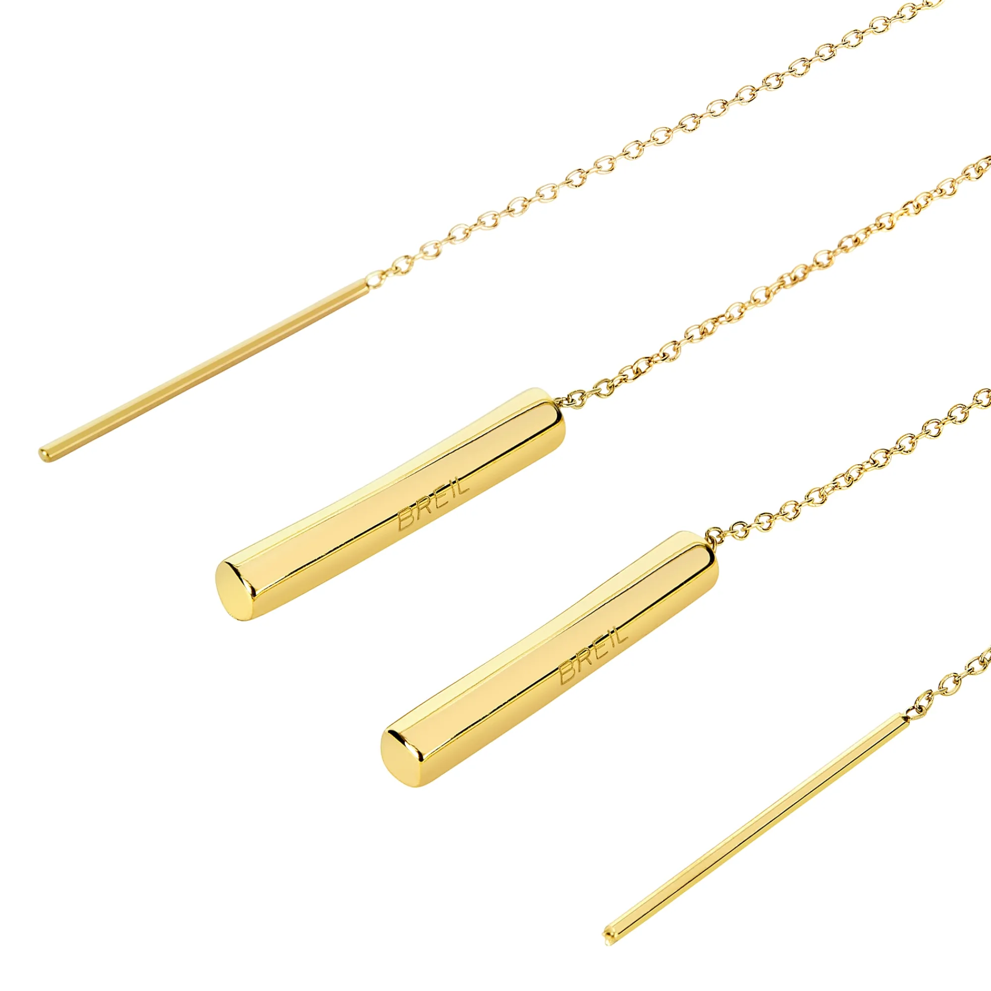 Donna Breil Orecchini|Idee Regalo Per Lei-FLOW-ORECCHINI IN ACCIAIO COLOR ORO