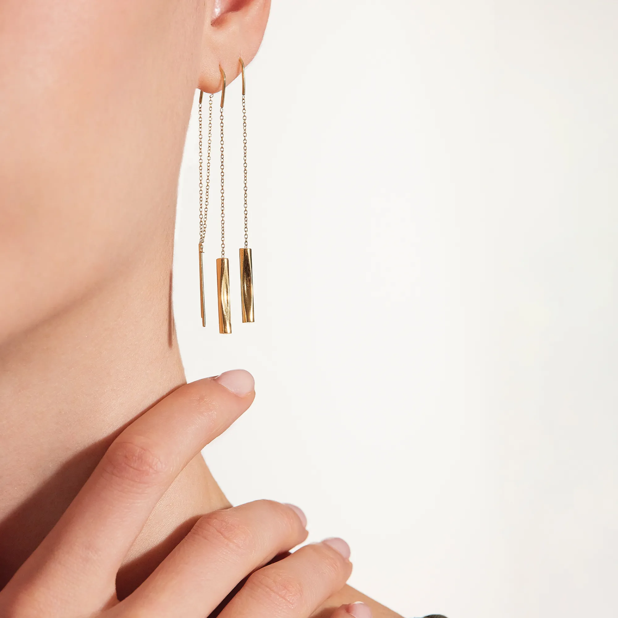 Donna Breil Orecchini|Idee Regalo Per Lei-FLOW-ORECCHINI IN ACCIAIO COLOR ORO