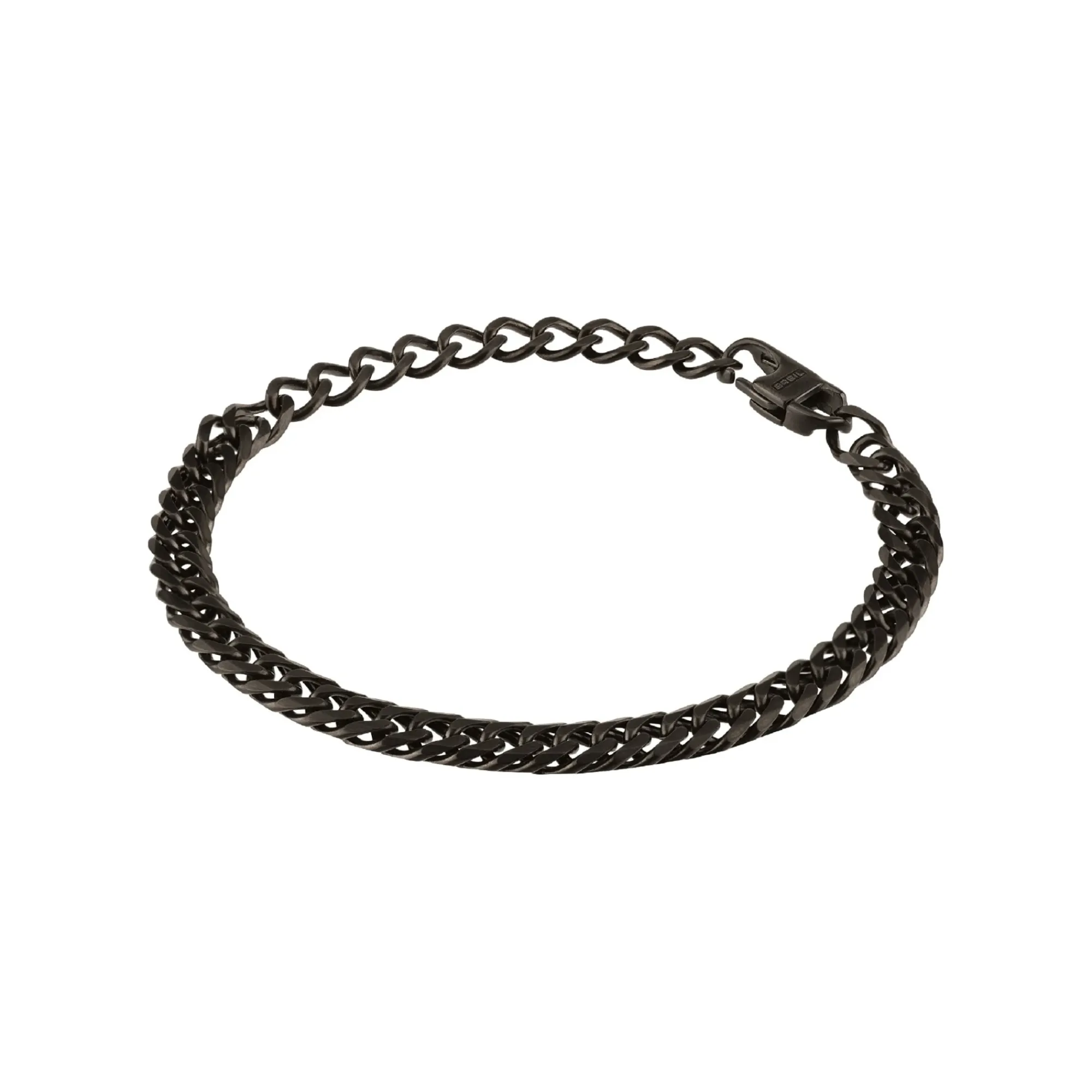 Uomo Breil Bracciali-GRITTY-BRACCIALE IN ACCIAIO IP GUN SATINATO