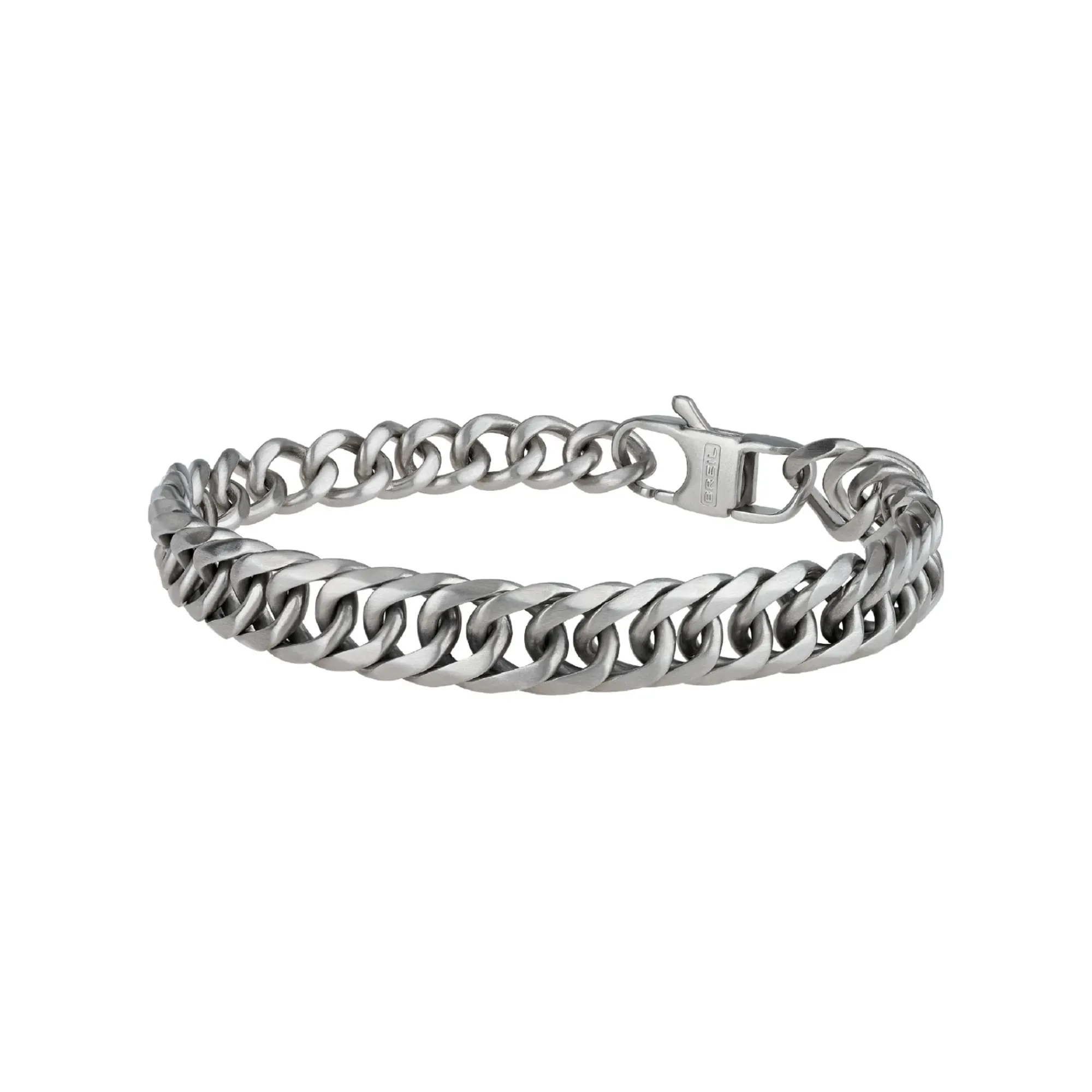 Uomo Breil Bracciali-GRITTY-BRACCIALE IN ACCIAIO SATINATO