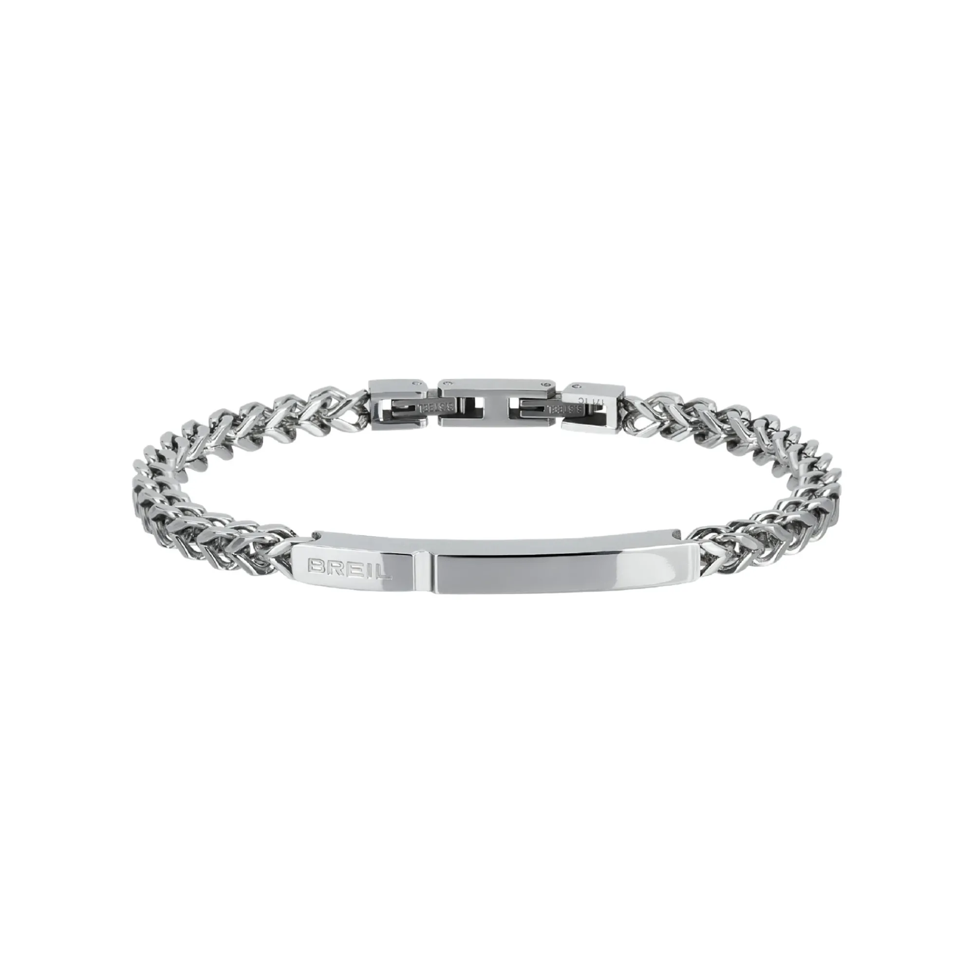Uomo Breil Bracciali-GROOVY-BRACCIALE IN ACCIAIO LUCIDO