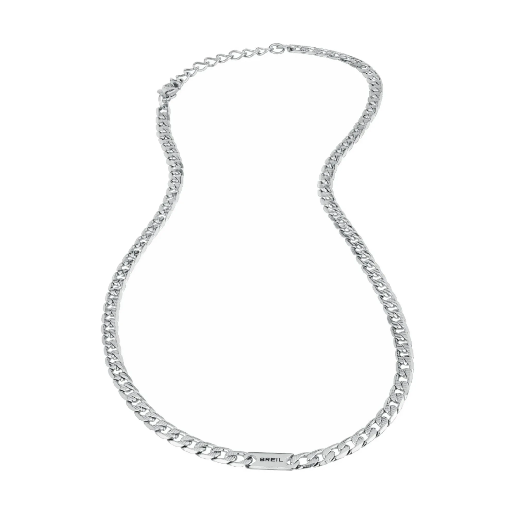 Uomo Breil Collane-GROOVY-COLLANA IN ACCIAIO LUCIDO