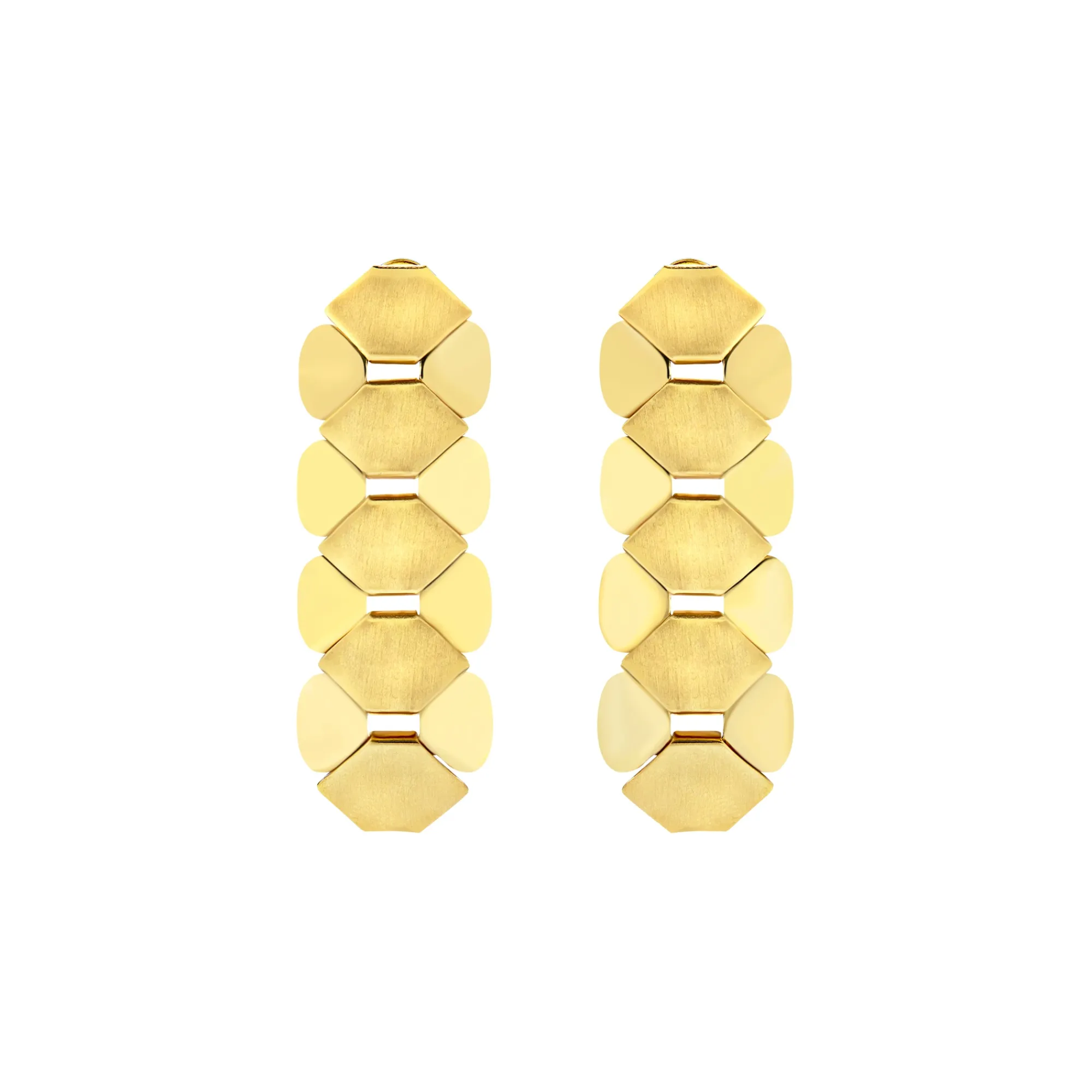 Donna Breil Orecchini|Idee Regalo Per Lei-HEXAGONIA-ORECCHINI IN ACCIAIO COLOR ORO