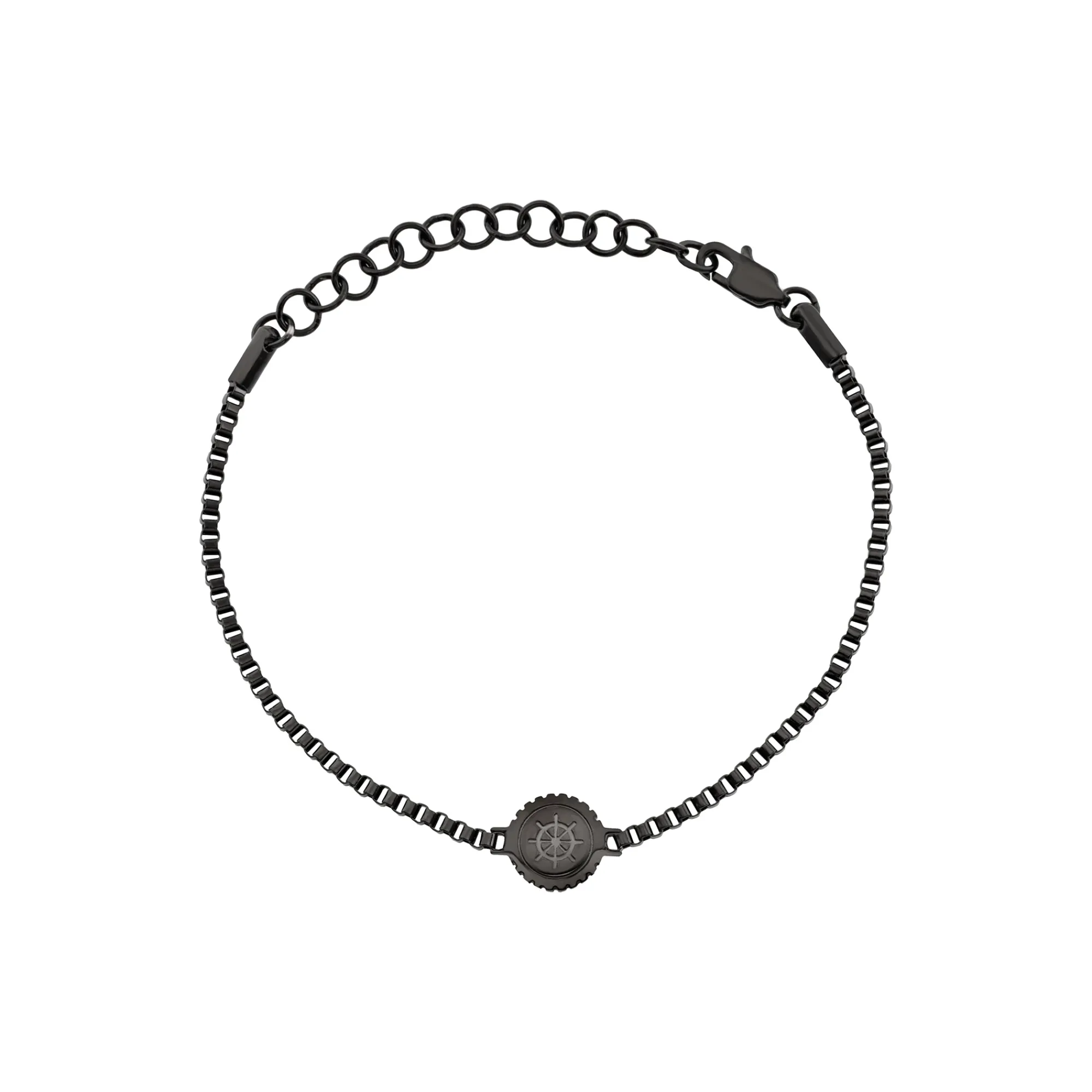 Uomo Breil Bracciali-HOLT-BRACCIALE IN ACCIAIO COLOR NERO