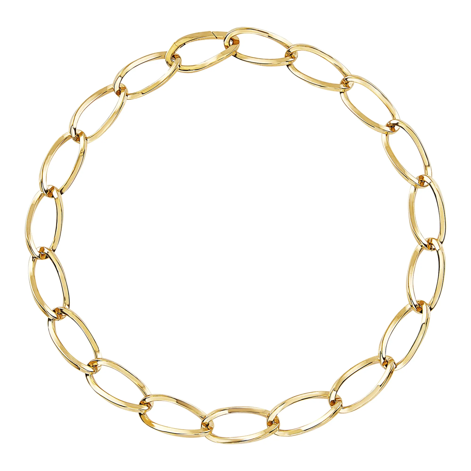 Donna Breil Collane-HOOP-COLLANA IN ACCIAIO COLOR ORO