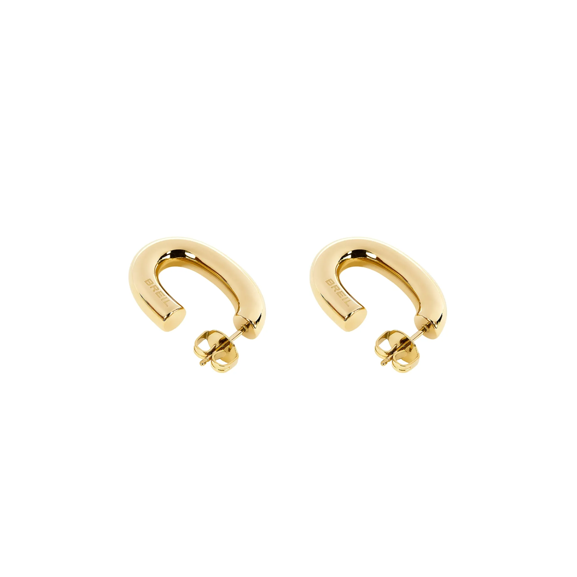 Donna Breil Orecchini-HOOP-ORECCHINI IN ACCIAIO COLOR ORO