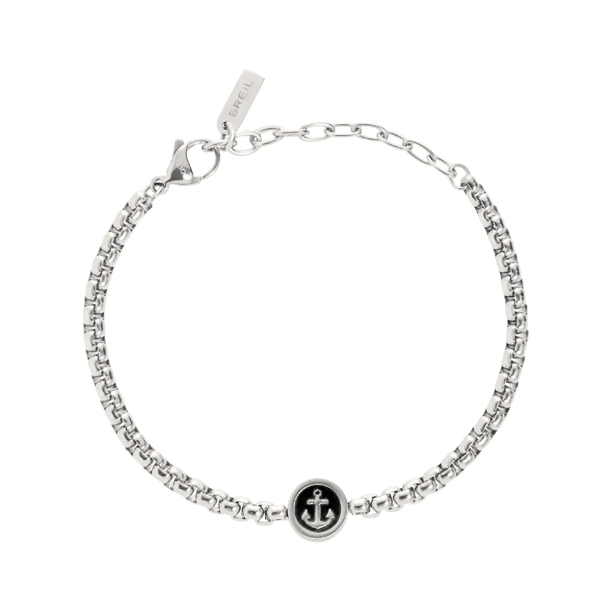 Uomo Breil Bracciali-KETCH-BRACCIALE IN ACCIAIO BICOLOR
