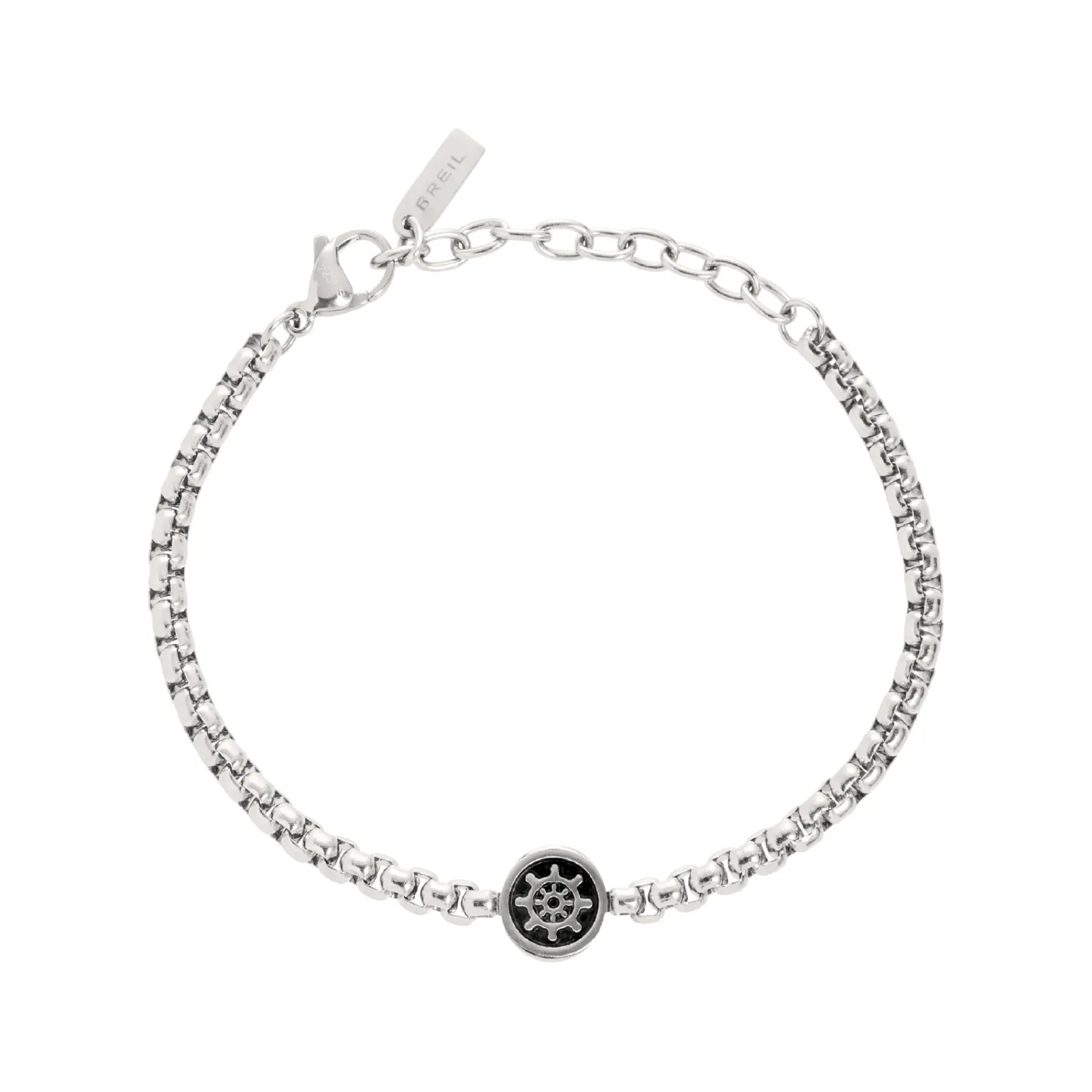 Uomo Breil Bracciali-KETCH-BRACCIALE IN ACCIAIO BICOLOR