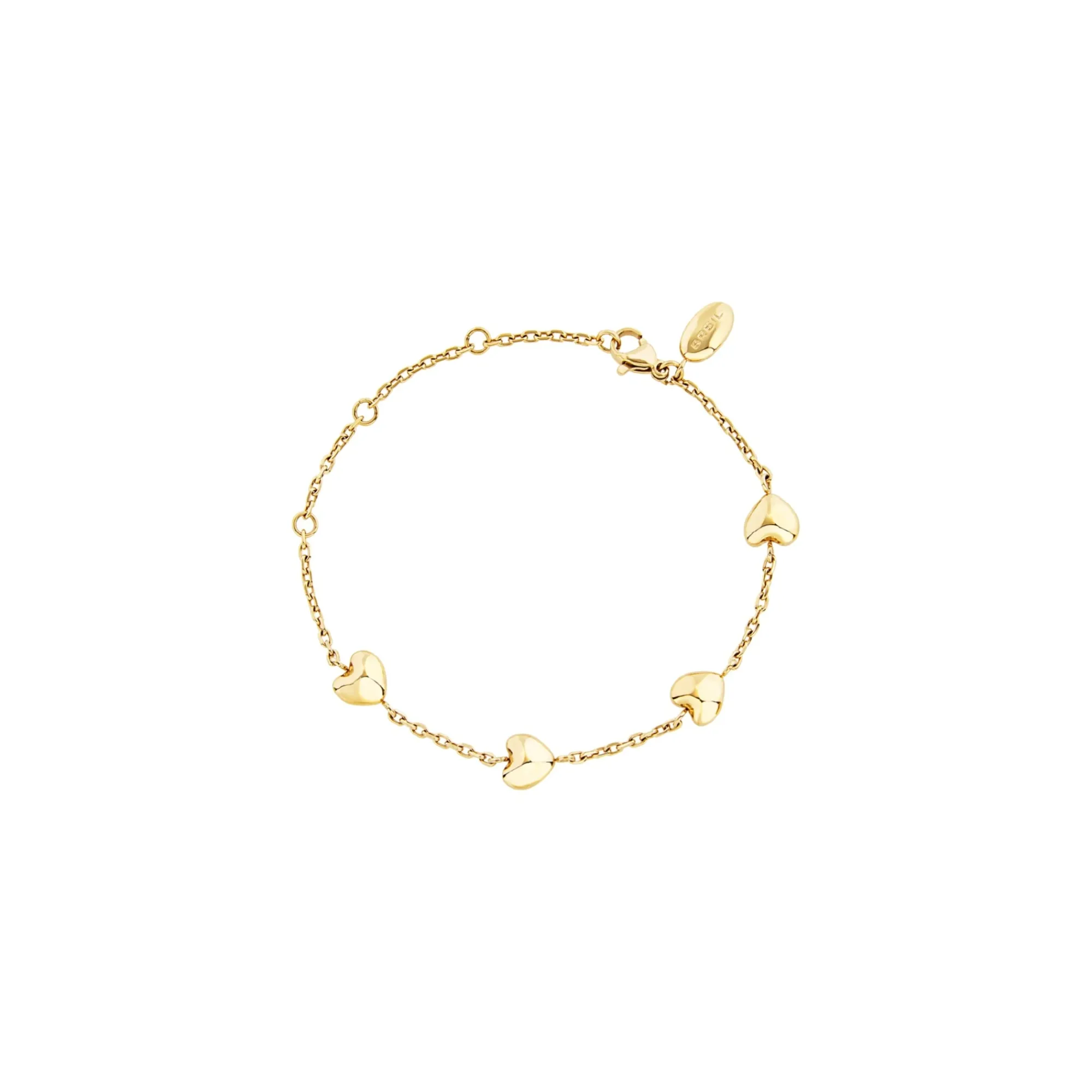 Donna Breil Bracciali-KILOS OF LOVE-BRACCIALE IN ACCIAIO IP GOLD