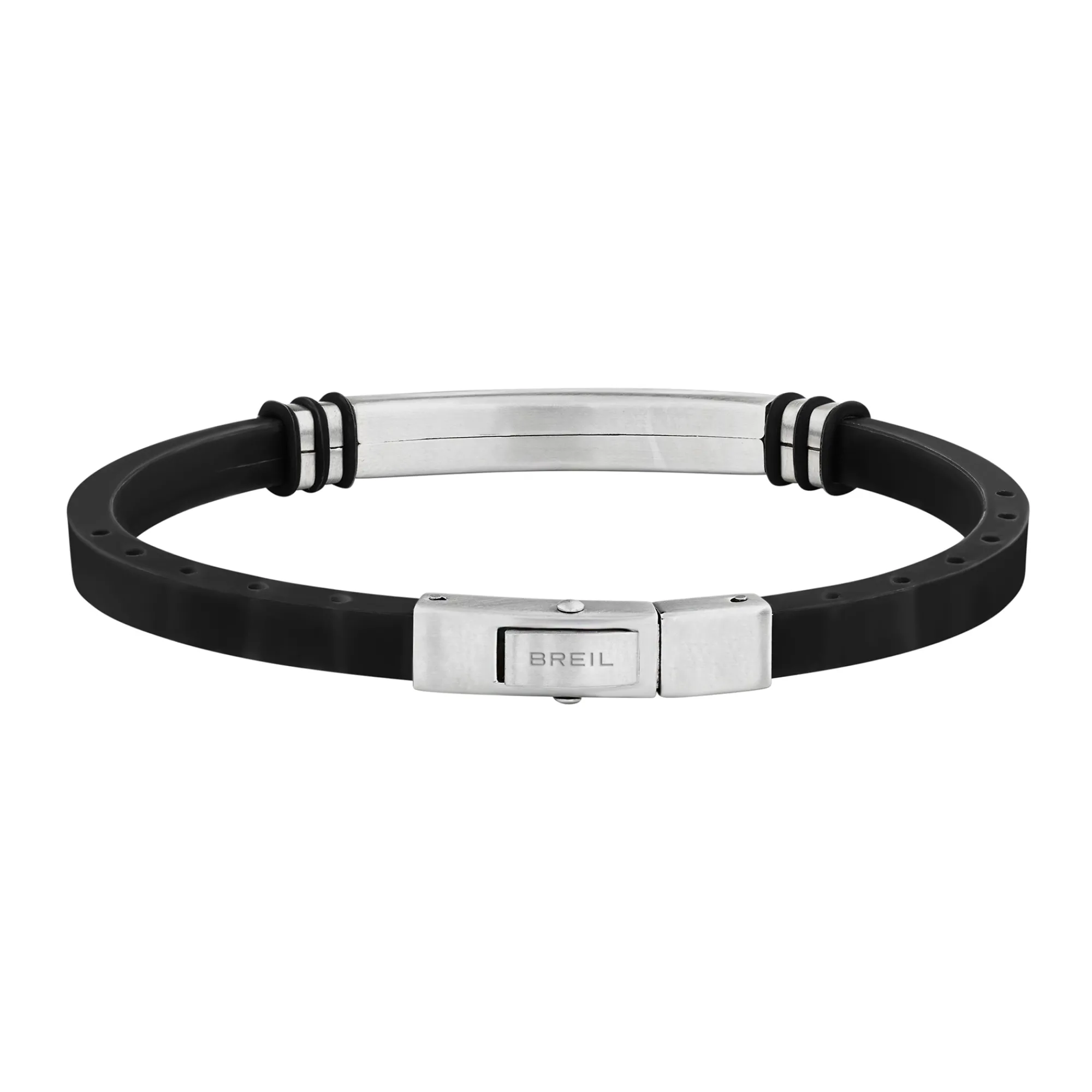 Uomo Breil Bracciali-LIGHT CUFF-BRACCIALE LIGHT CUFF NERO