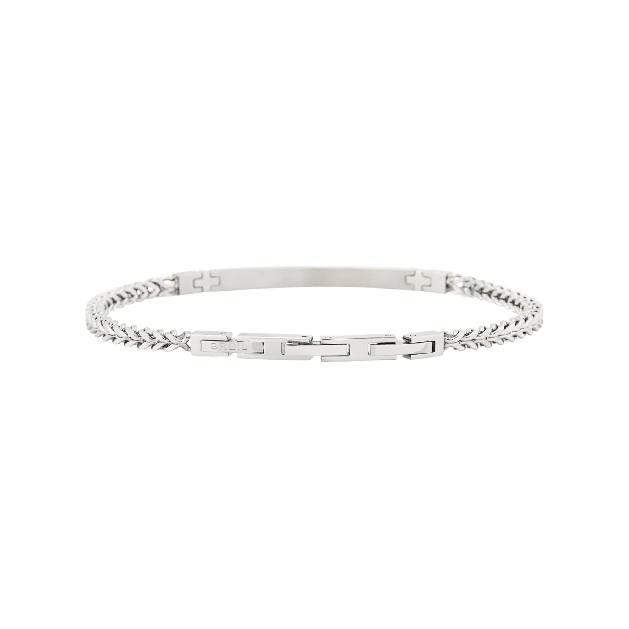 Uomo Breil Bracciali-LIGHT ROW-BRACCIALE IN ACCIAIO E CUBIC ZIRCONIA