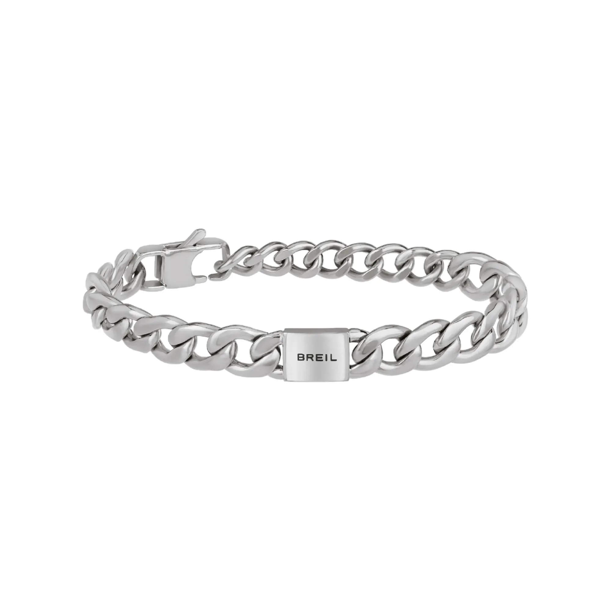Uomo Breil Bracciali-LOGOMANIA-BRACCIALE IN ACCIAIO