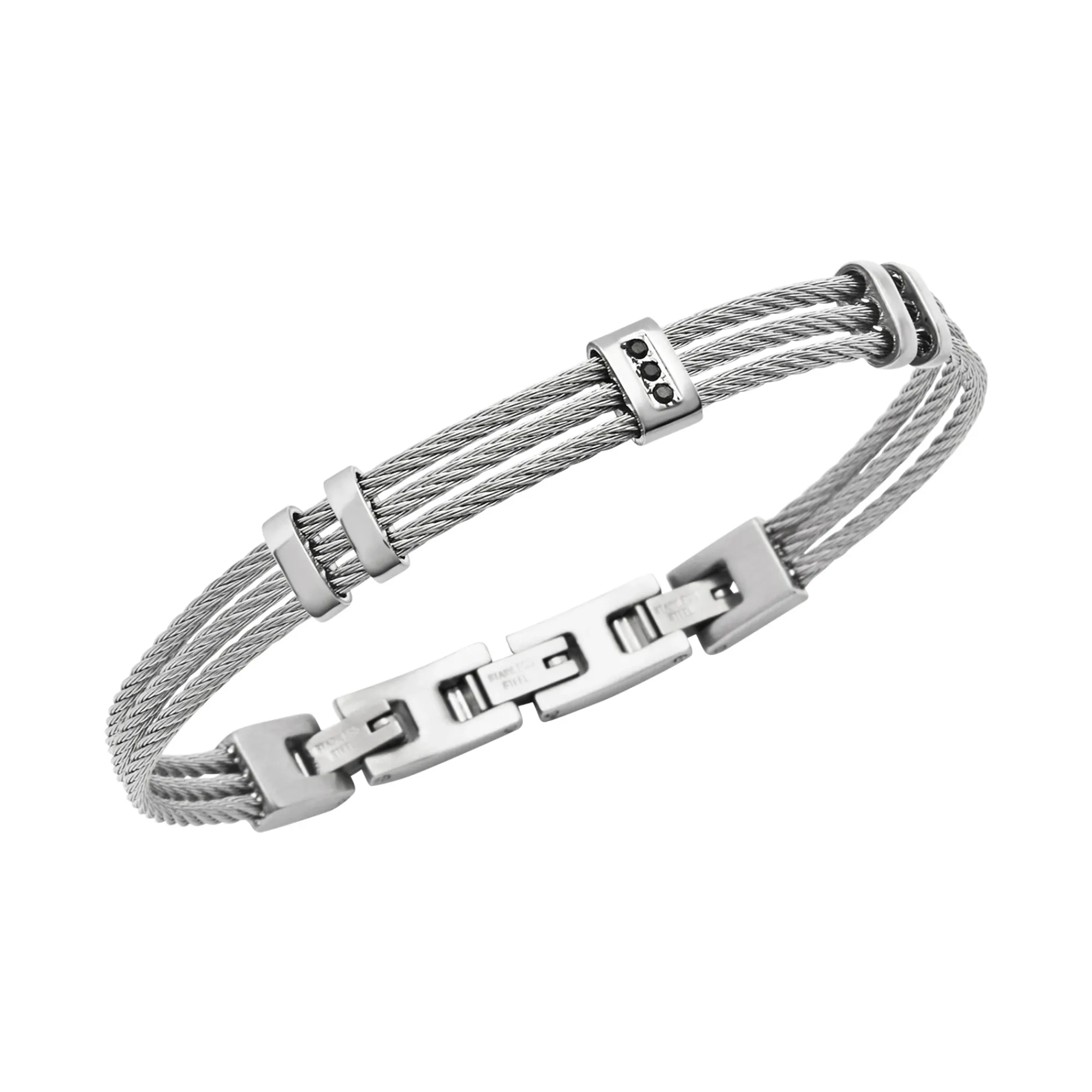 Uomo Breil Bracciali|Idee Regalo Per Lui-LOOP-BRACCIALE IN ACCIAIO