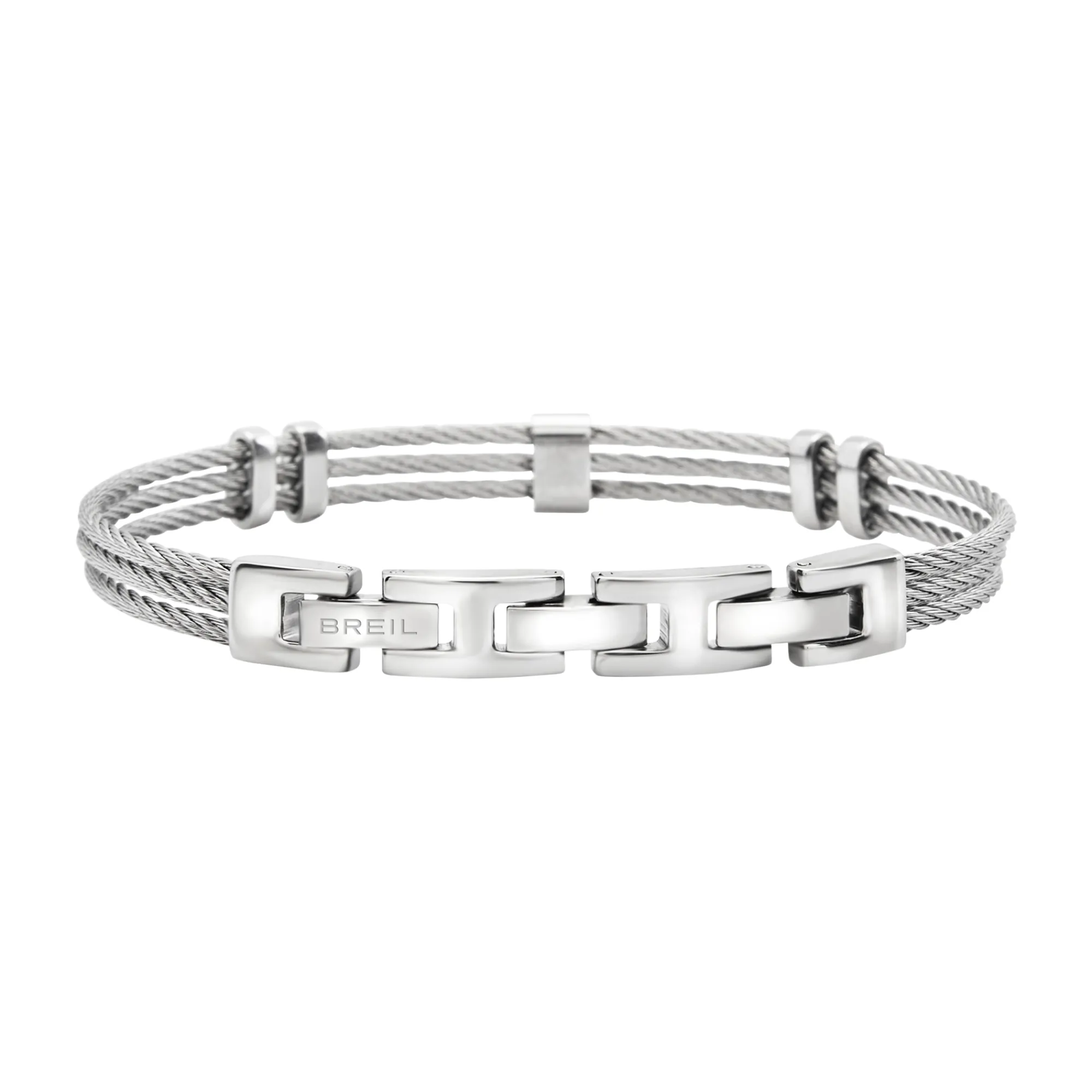 Uomo Breil Bracciali|Idee Regalo Per Lui-LOOP-BRACCIALE IN ACCIAIO