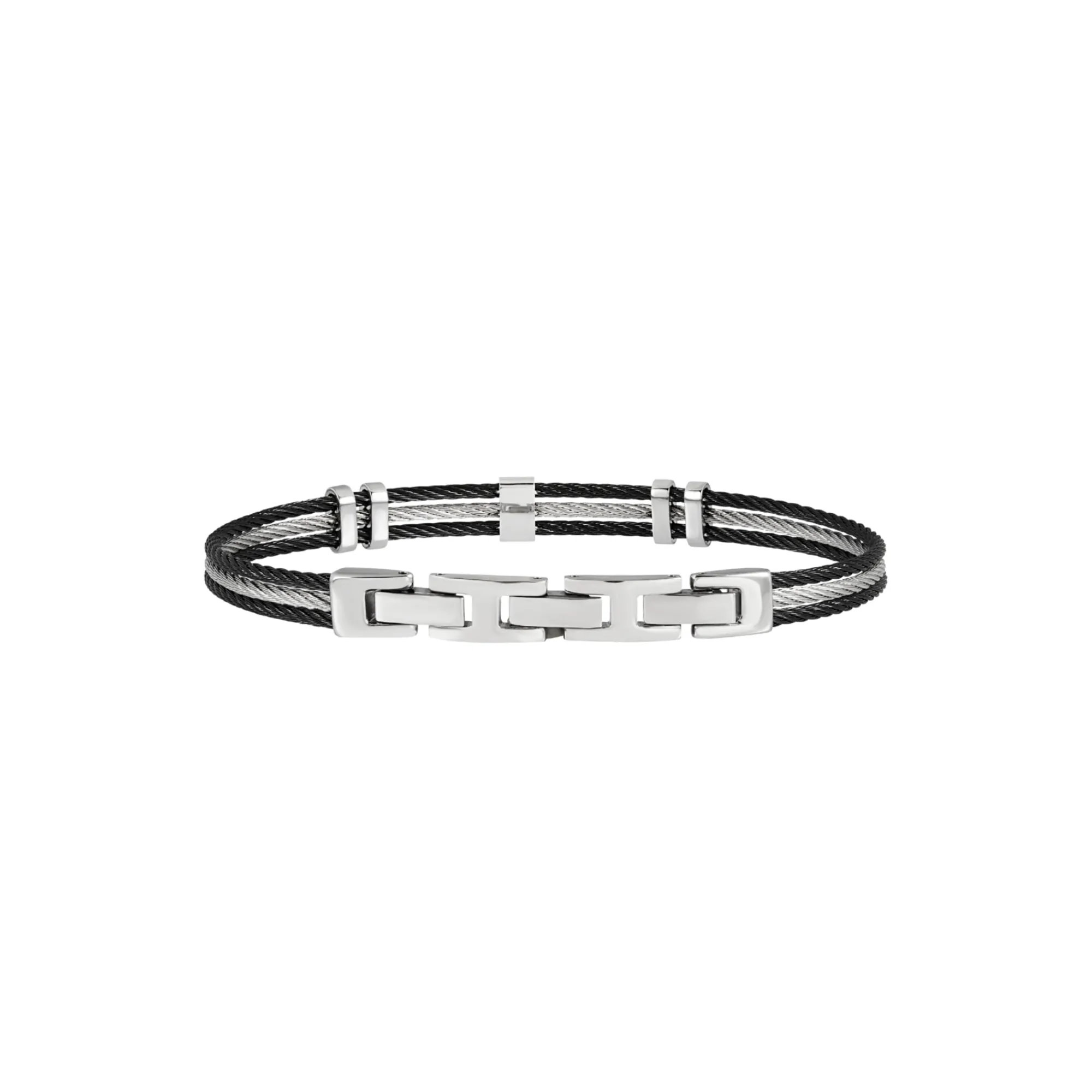 Uomo Breil Bracciali|Idee Regalo Per Lui-LOOP-BRACCIALE IN ACCIAIO BICOLOR