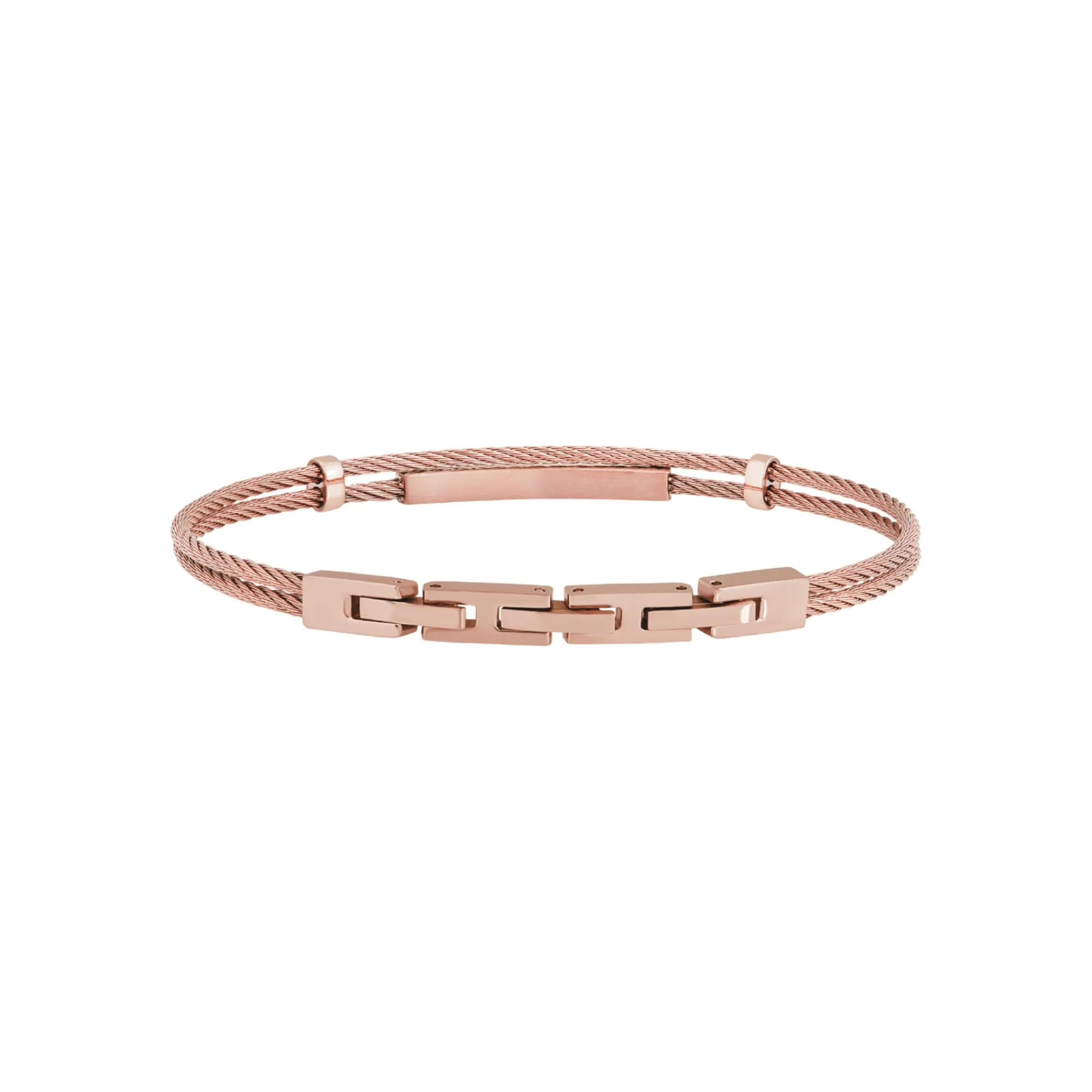 Uomo Breil Bracciali|Idee Regalo Per Lui-LOOP-BRACCIALE IN ACCIAIO IP ROSE