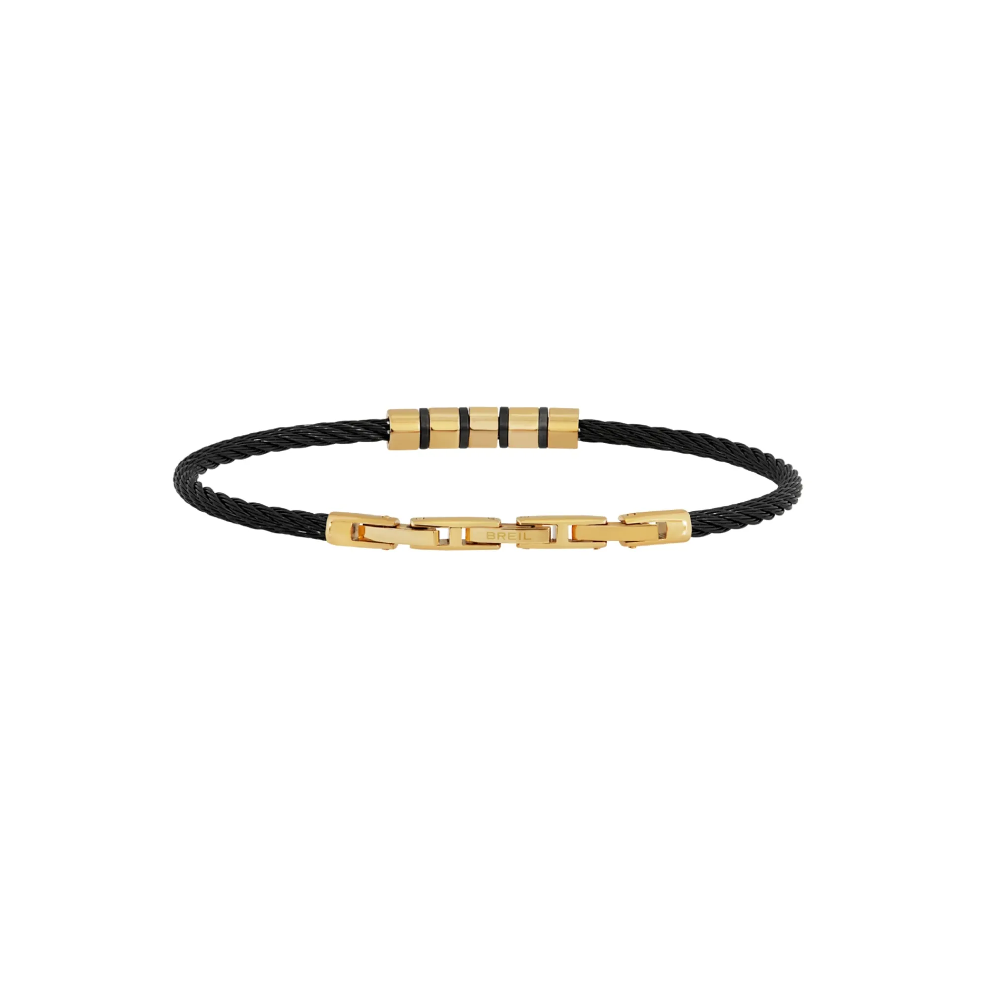 Uomo Breil Bracciali|Idee Regalo Per Lui-LOOP-BRACCIALE IN ACCIAIO BICOLOR