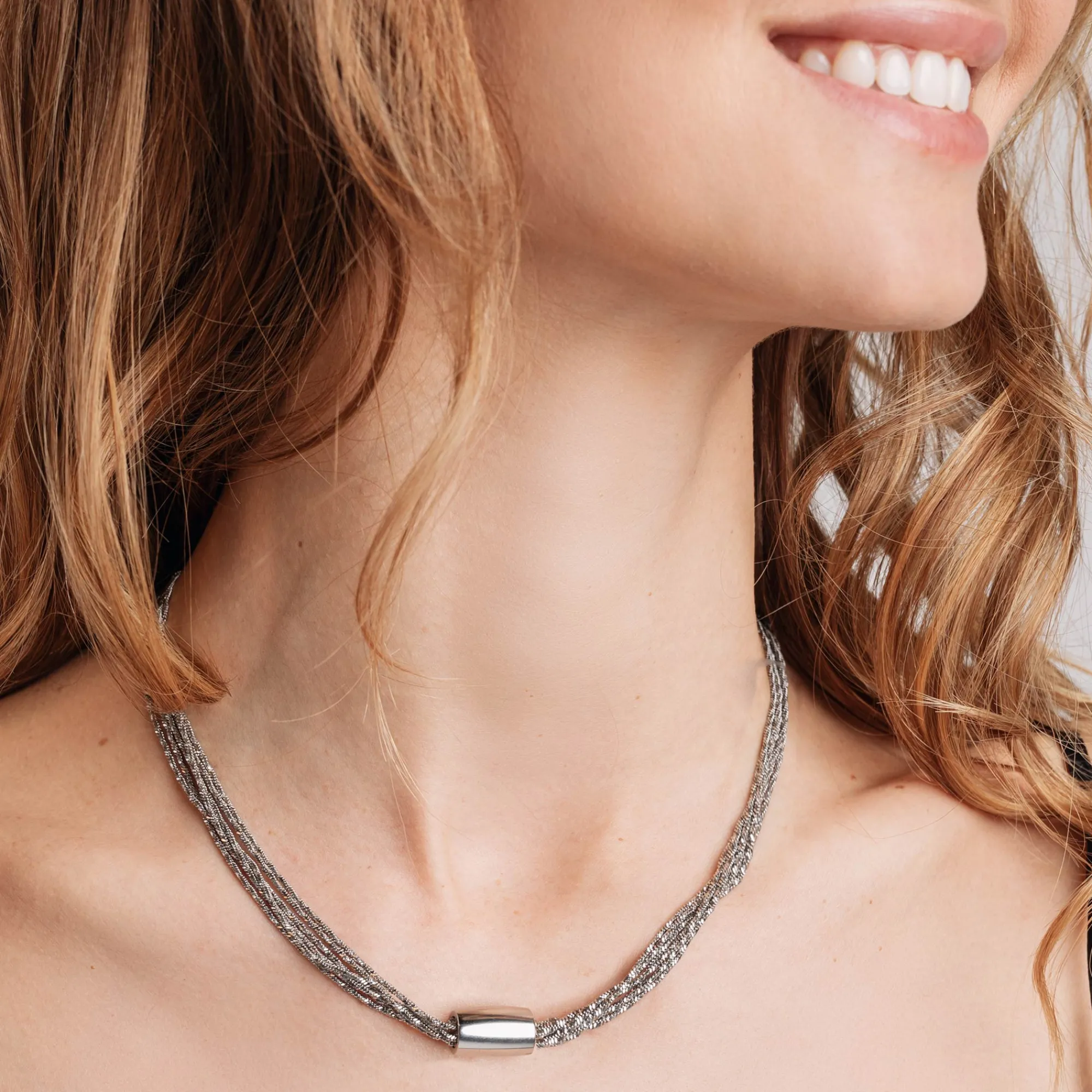 Donna Breil Collane-MAGNETICA SYSTEM-ELEMENTO MEDIUM ECLIPSE - GIROCOLLO