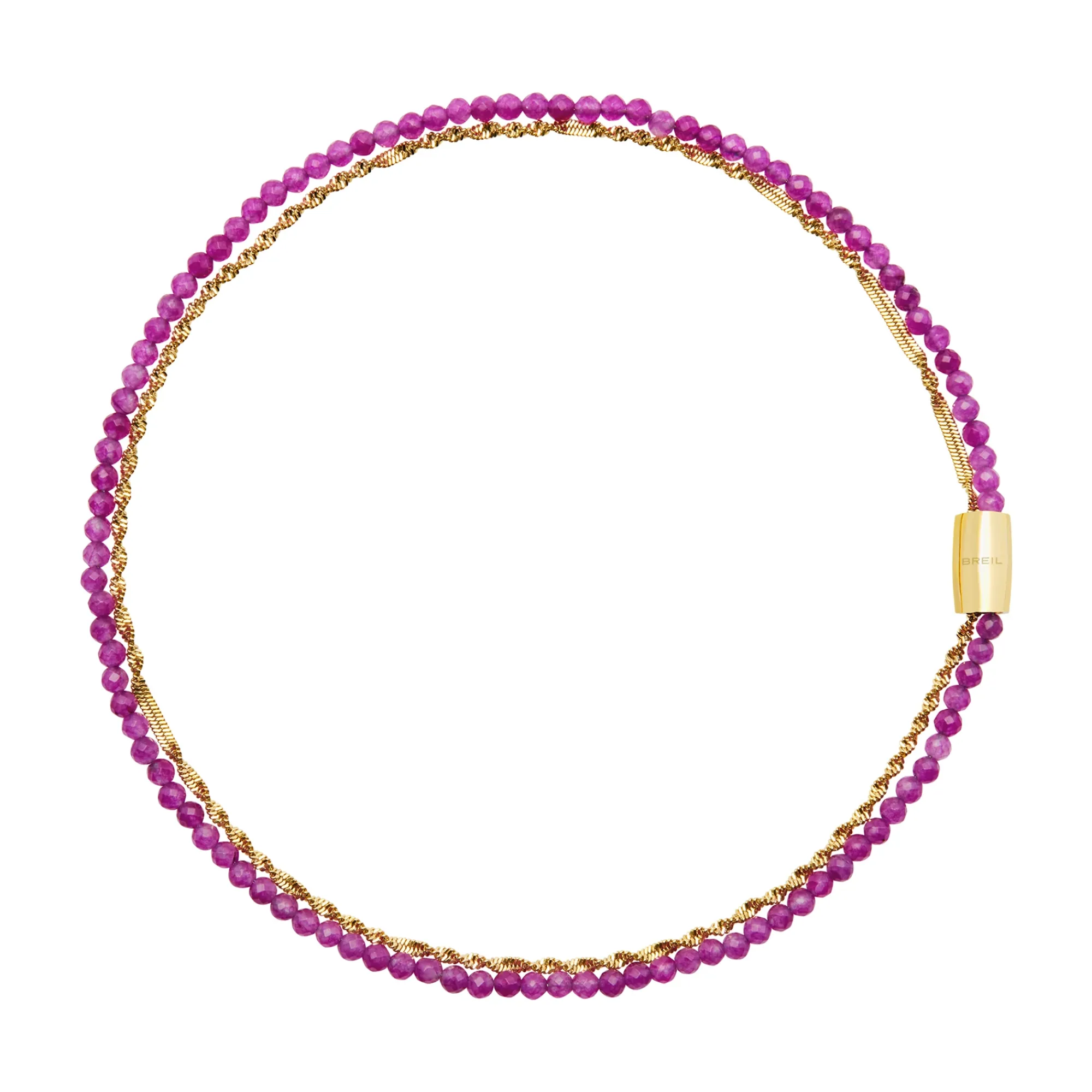 Donna Breil Collane-MAGNETICA SYSTEM-ELEMENTO MEDIUM PURPLE ORCHID - GIROCOLLO