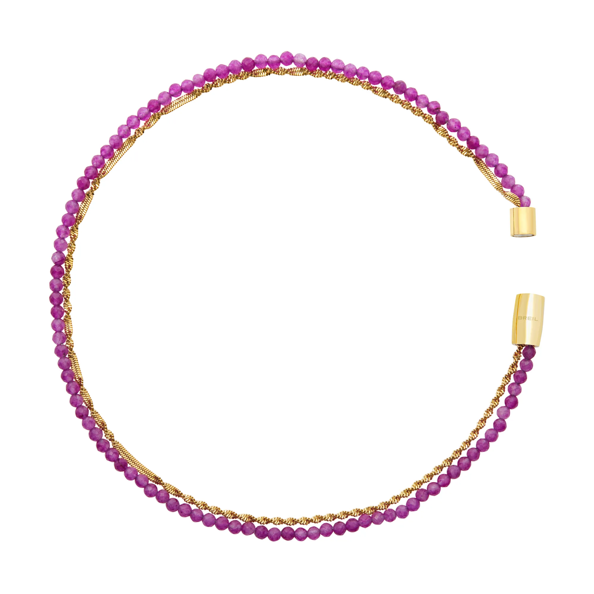Donna Breil Collane-MAGNETICA SYSTEM-ELEMENTO MEDIUM PURPLE ORCHID - GIROCOLLO