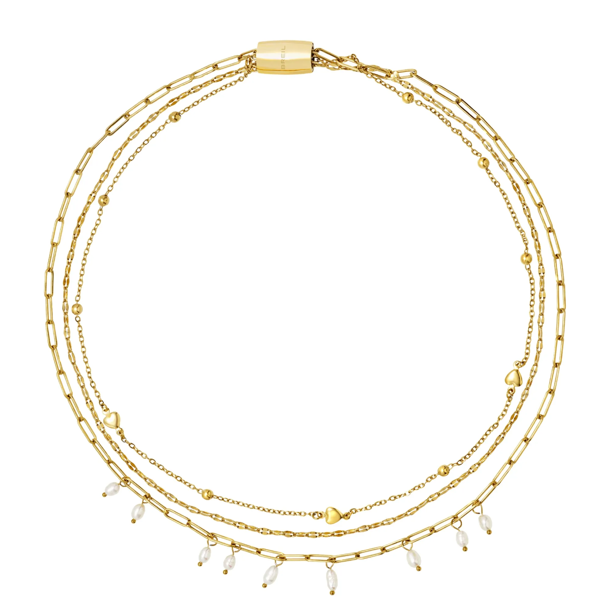 Donna Breil Collane|Idee Regalo Per Lei-MAGNETICA SYSTEM-ELEMENTO MEDIUM PEARL'S DREAM -   GIROCOLLO