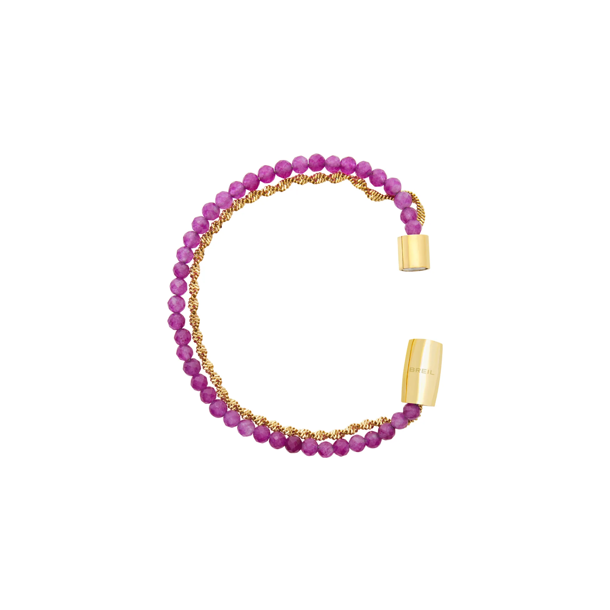 Donna Breil Bracciali-MAGNETICA SYSTEM-ELEMENTO SMALL PURPLE ORCHID - BRACCIALE