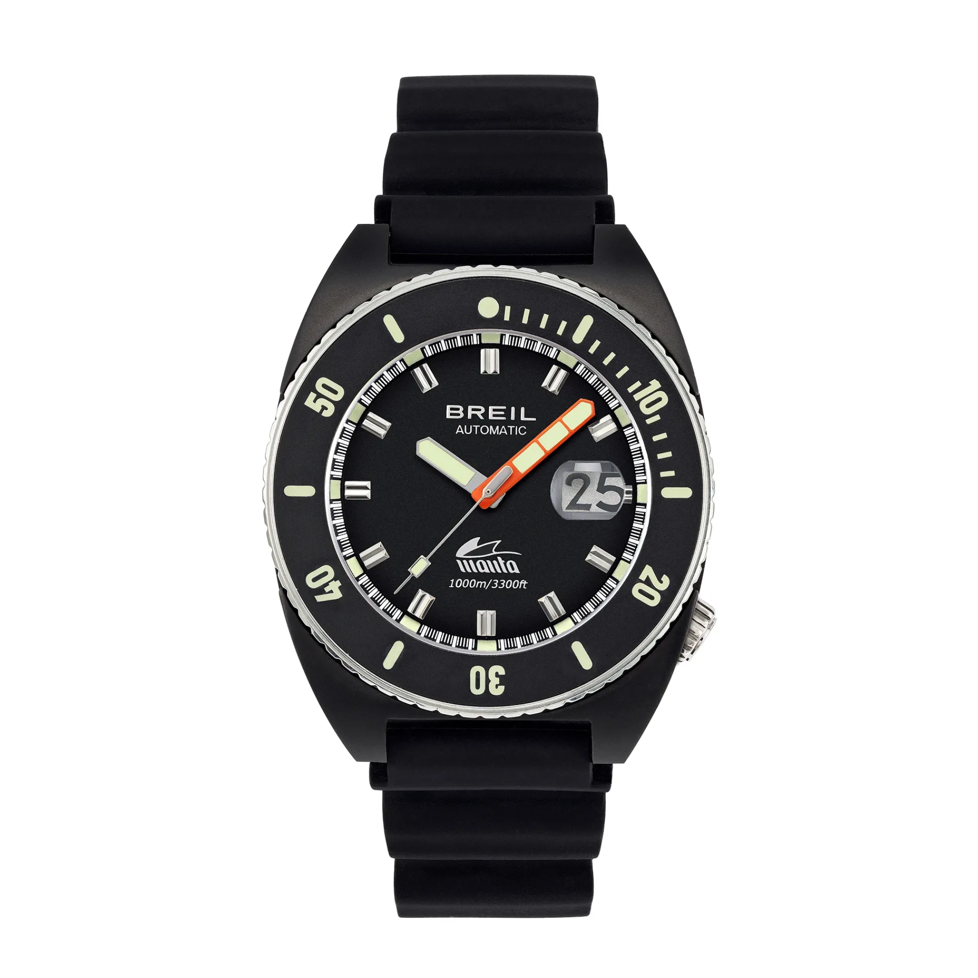Uomo Breil Solo Tempo|Automatici-MANTA 100 AUTOMATIC-MANTA DIVER AUTOMATIC 1000m SOLO TEMPO 44 MM
