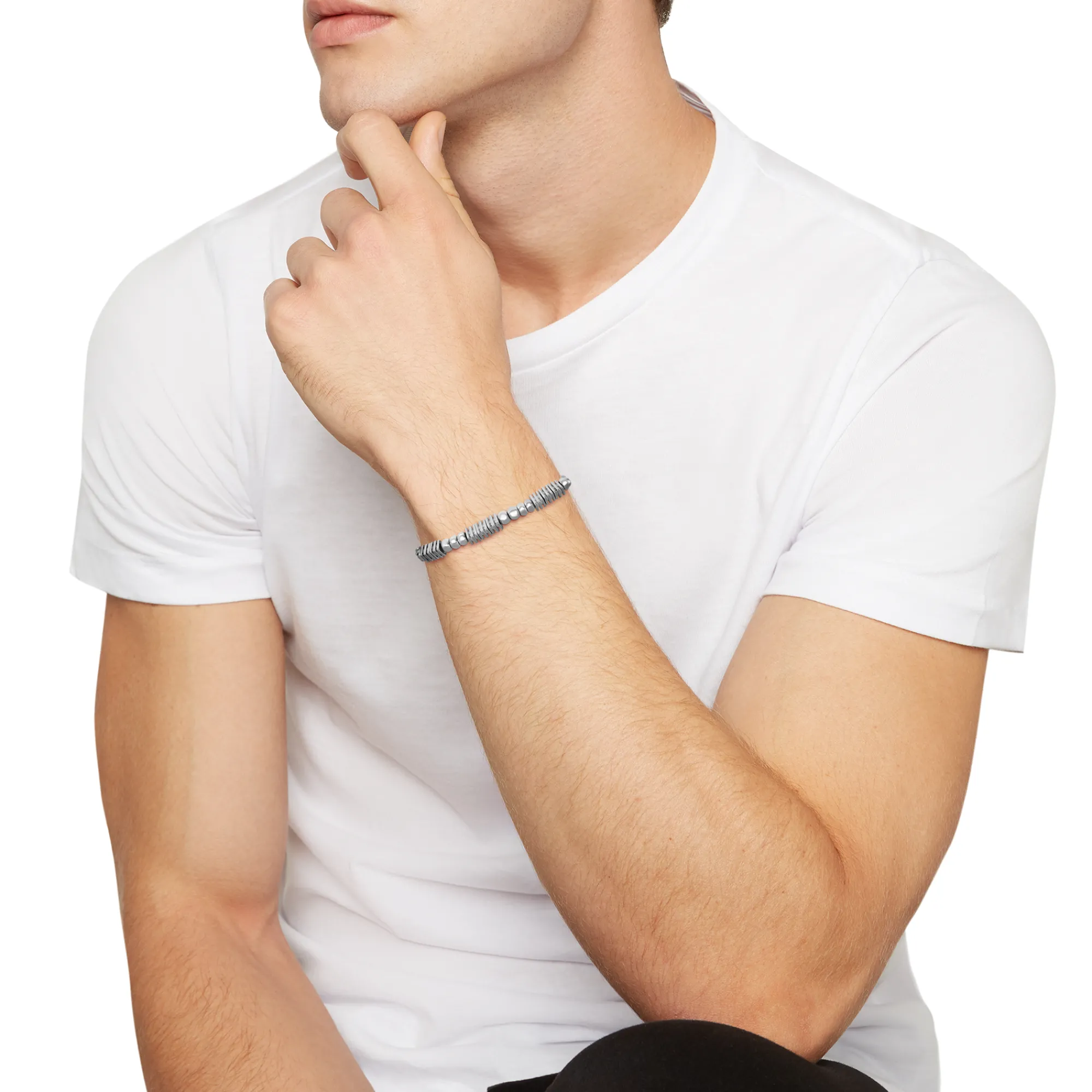 Uomo Breil Bracciali|Idee Regalo Per Lui-MIXOLOGY-BRACCIALE IN ACCIAIO