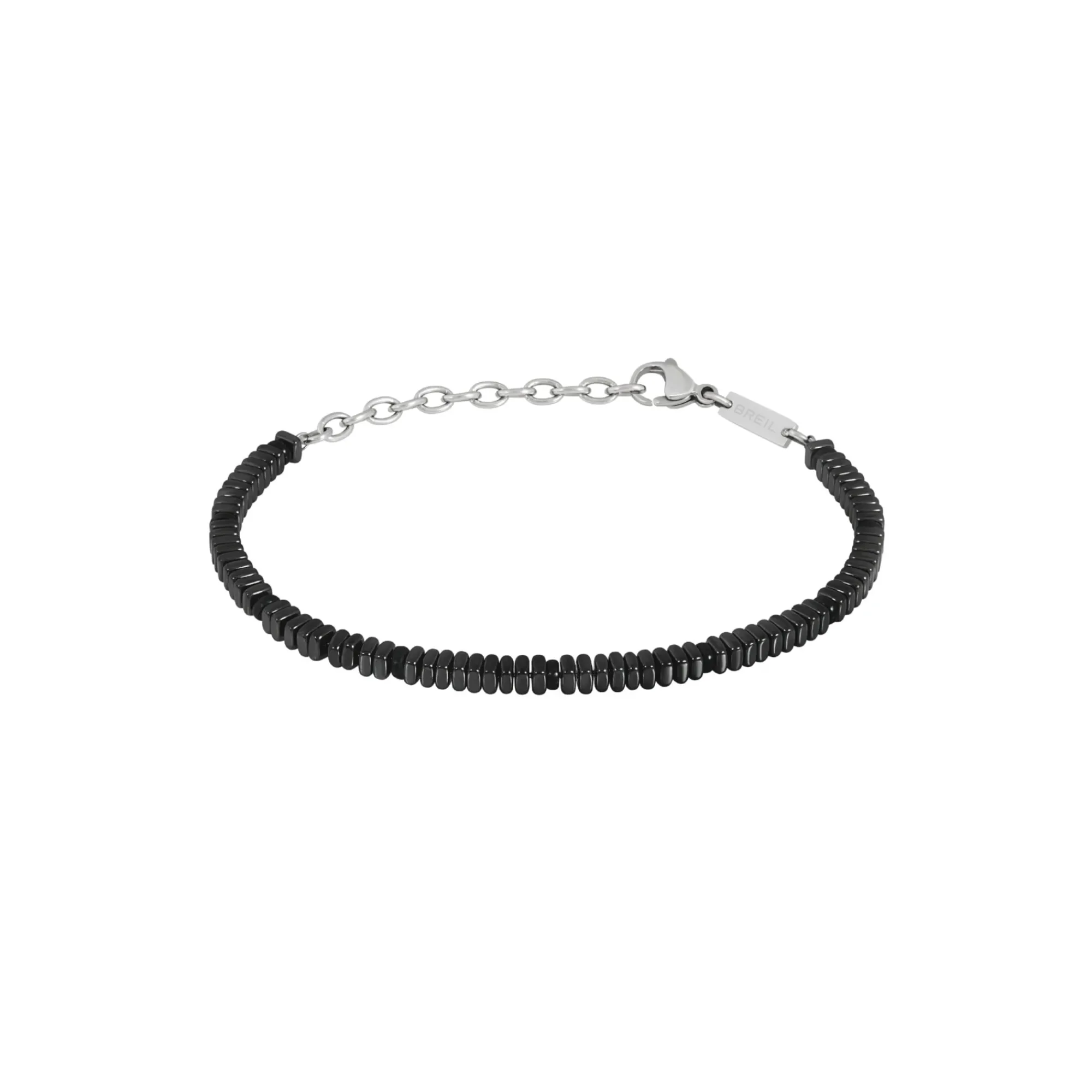 Uomo Breil Bracciali|Idee Regalo Per Lui-MIXOLOGY-BRACCIALE IN EMATITE E AGATA NERA