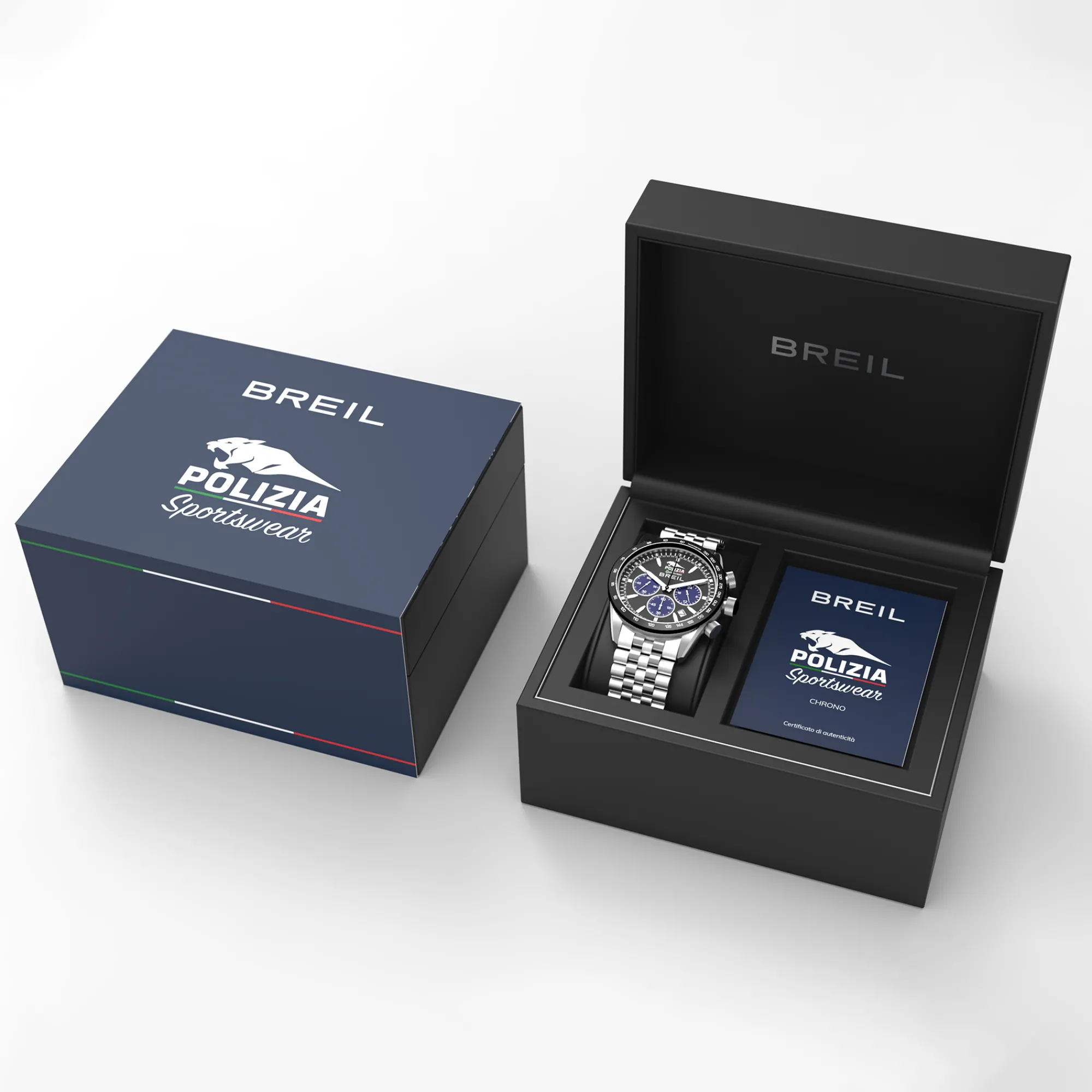 Uomo Breil Chrono|Regali Personalizzabili-POLIZIA DI STATO-CHRONO 43 MM