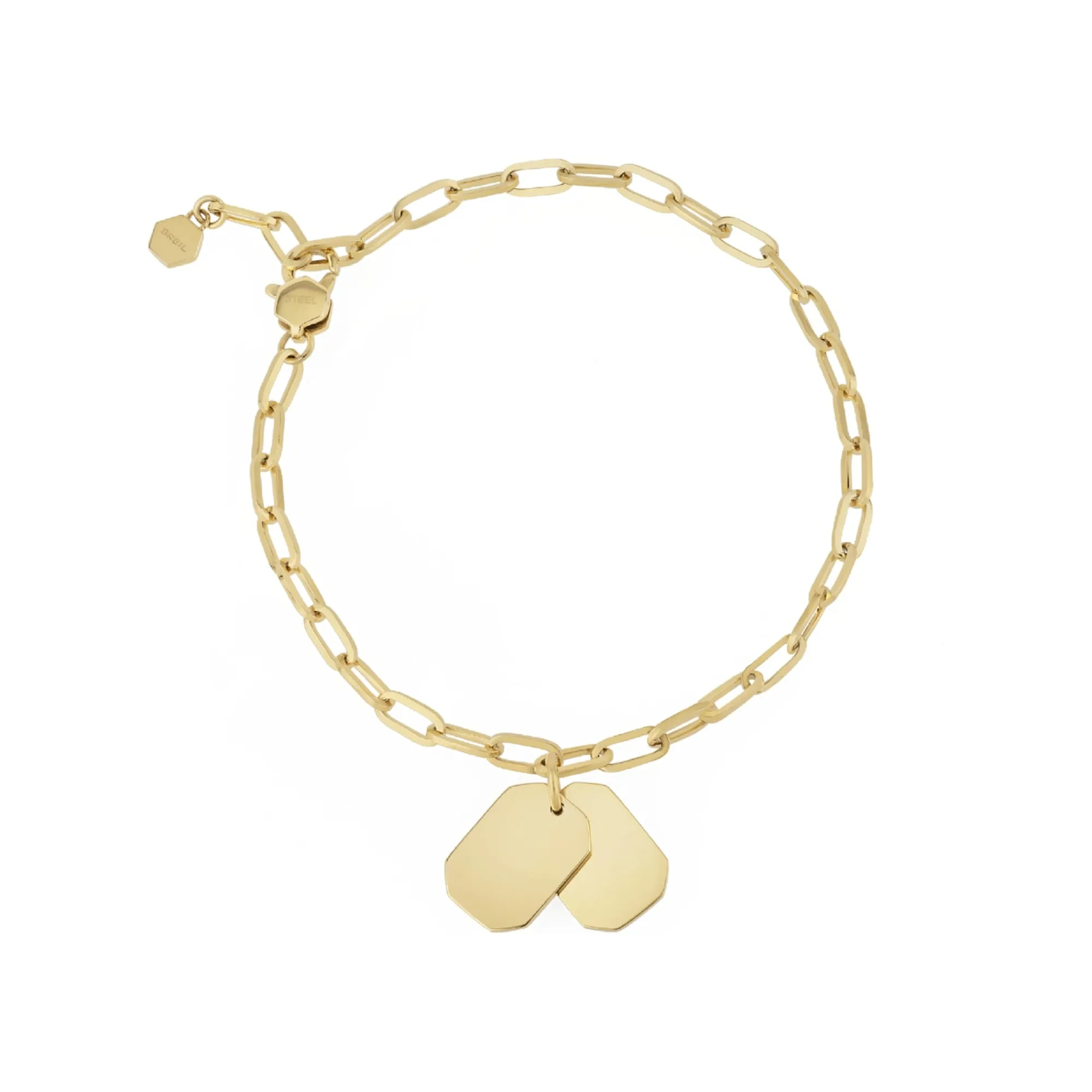 Donna Breil Bracciali|Regali Personalizzabili-PRIVATE CODE-BRACCIALE IN ACCIAIO IP GOLD