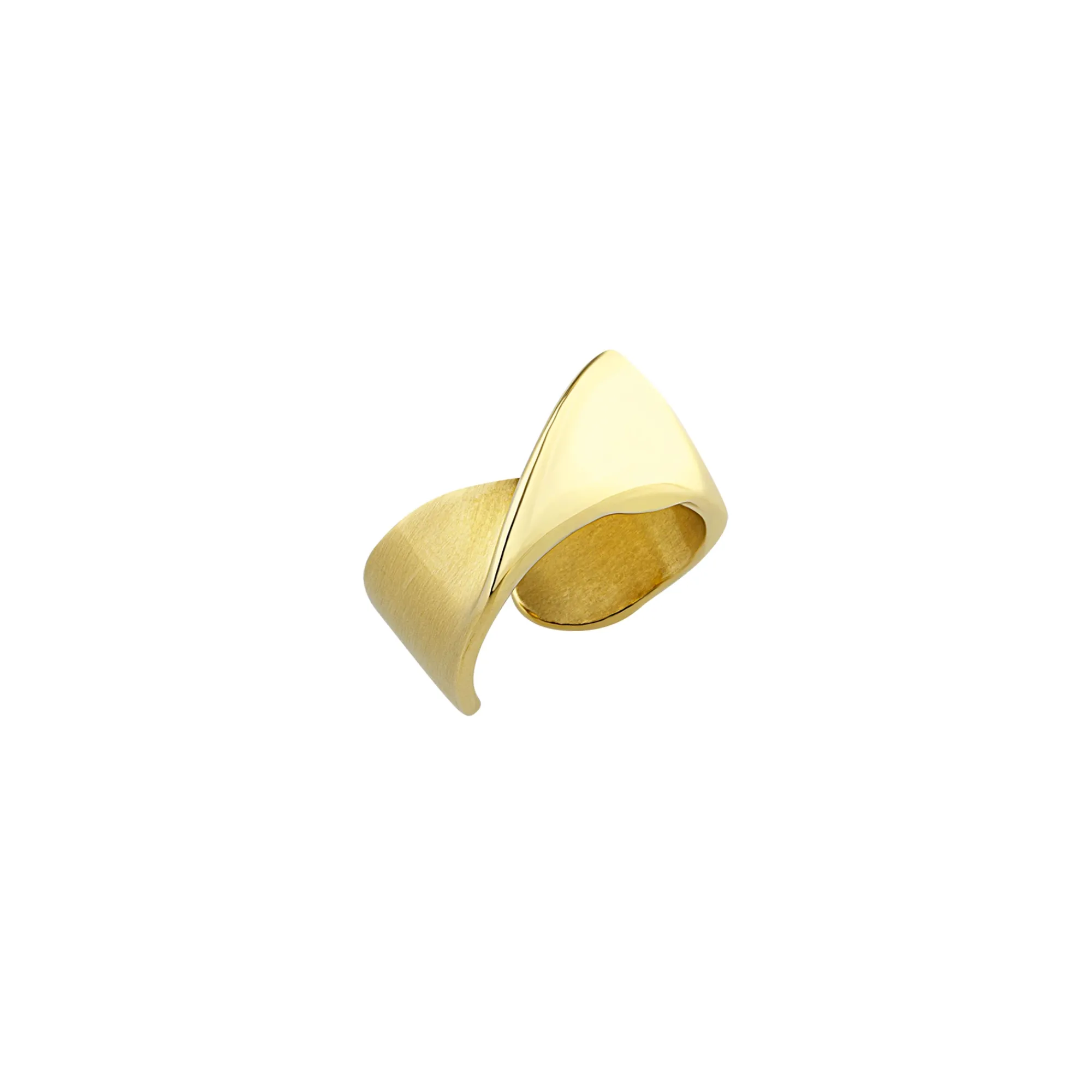 Donna Breil Anelli|Retwist-RETWIST-ANELLO IN ACCIAIO BILUX IP GOLD
